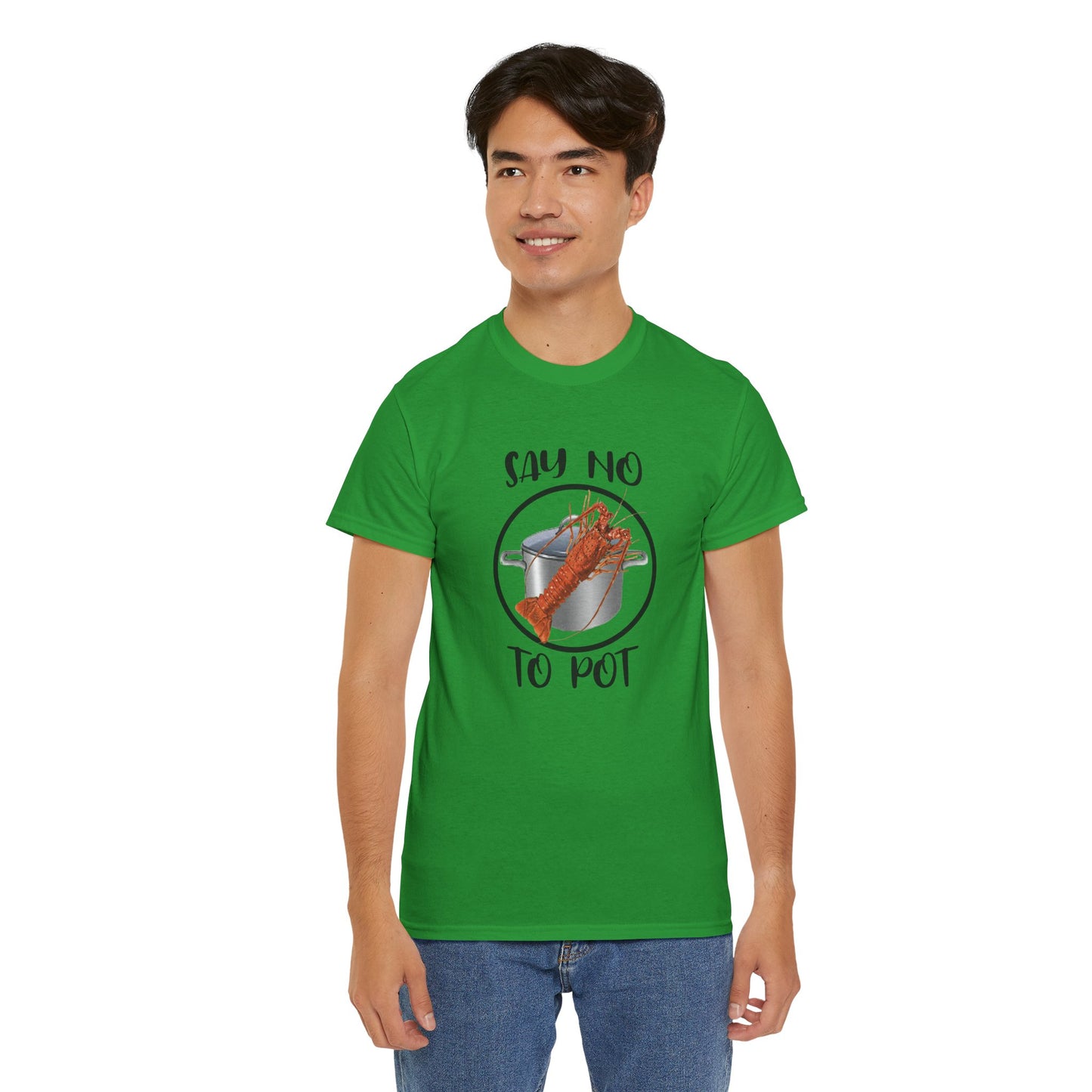 Say No to Pot Unisex Heavy Cotton Tee