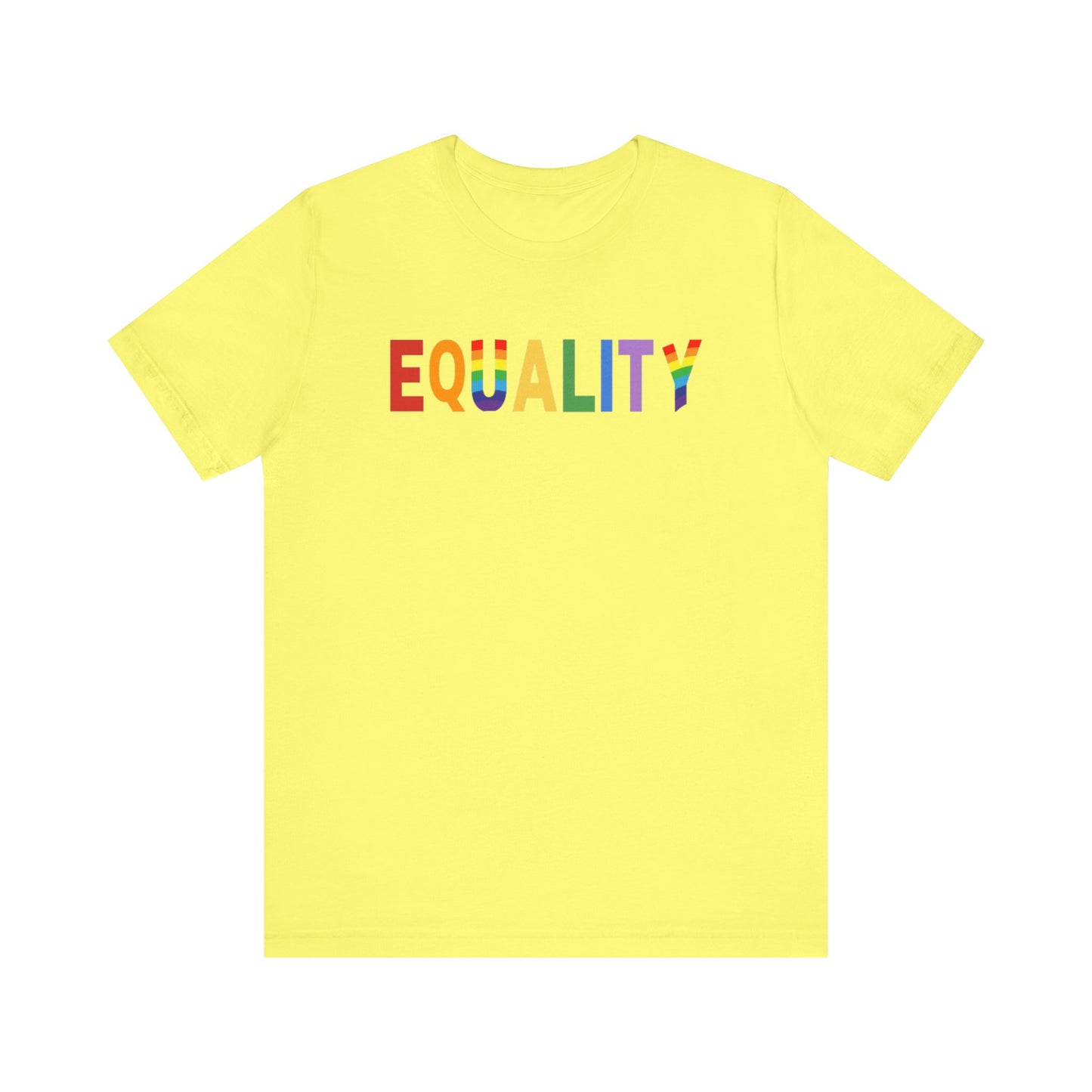 EQUALITY Unisex Jersey Short Sleeve Tee