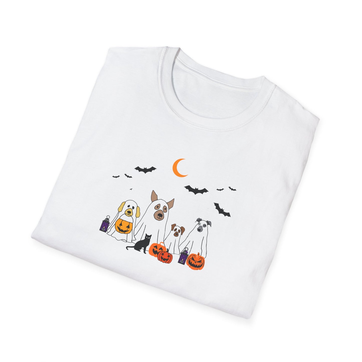 Ghost Pups Unisex Softstyle T-Shirt