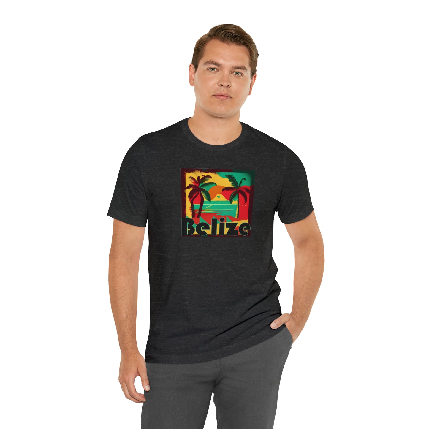 Retro Belize Unisex Jersey Short Sleeve Tee