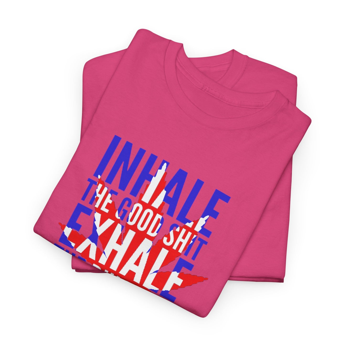 Inhale/ exhale Unisex Heavy Cotton Tee