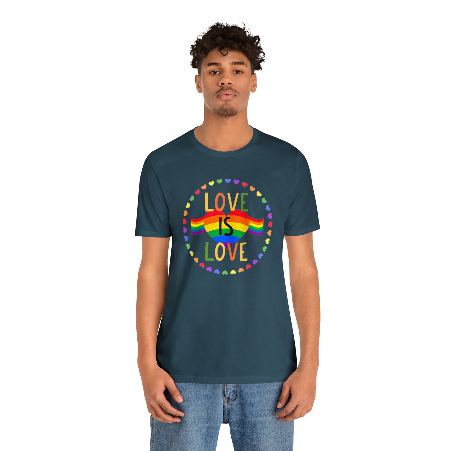 Love is love Jersey Short Sleeve Tee