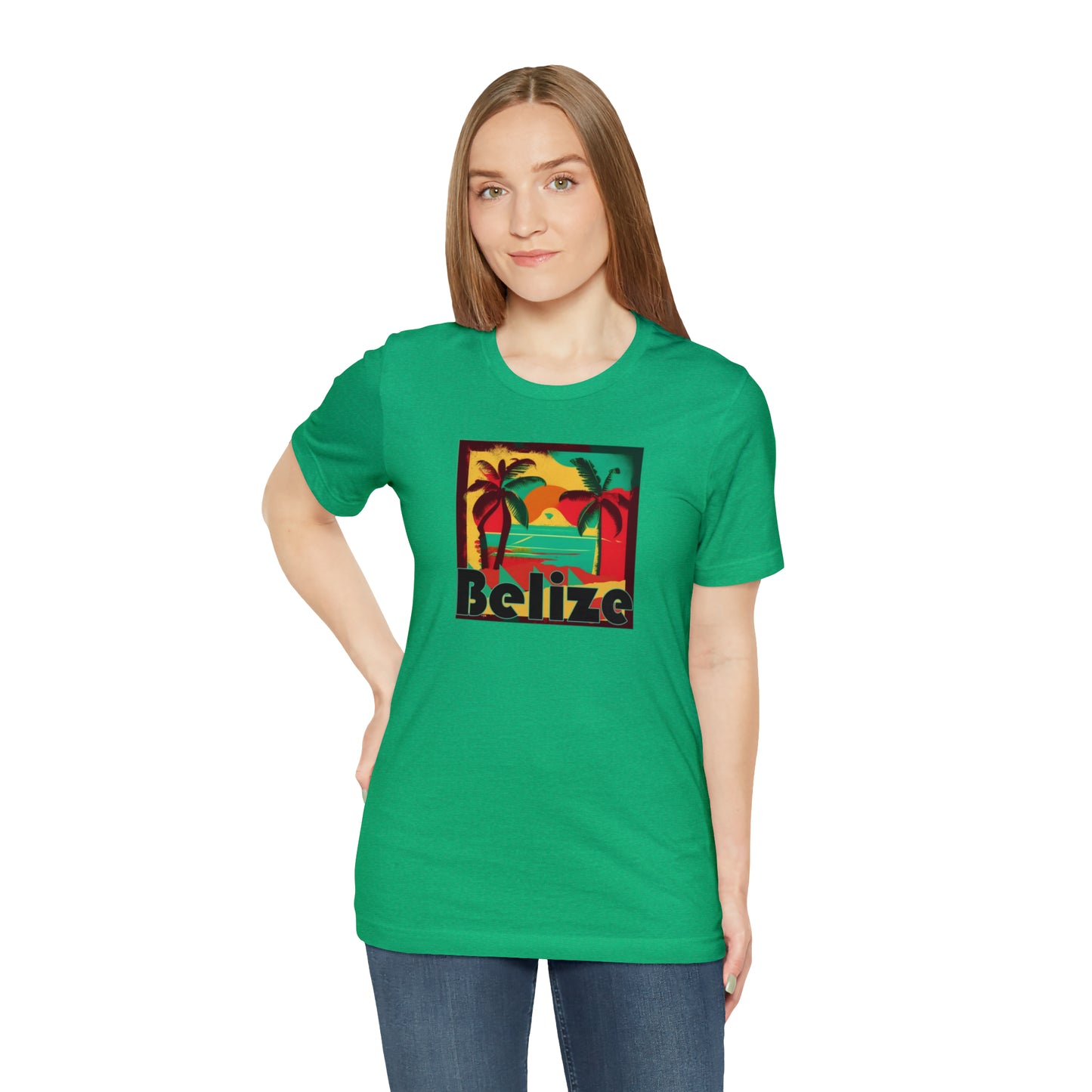 Retro Belize Unisex Jersey Short Sleeve Tee