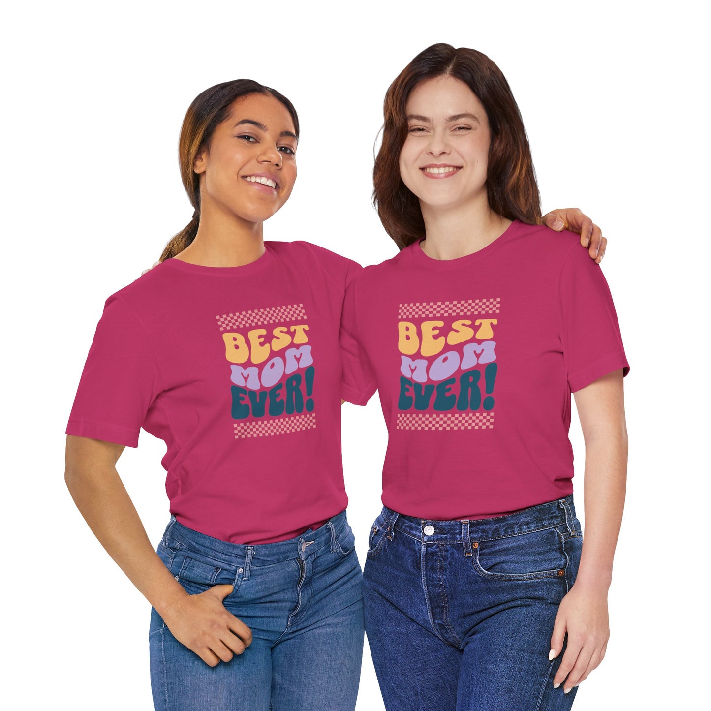 Best Mom Ever Jersey Short Sleeve Tee