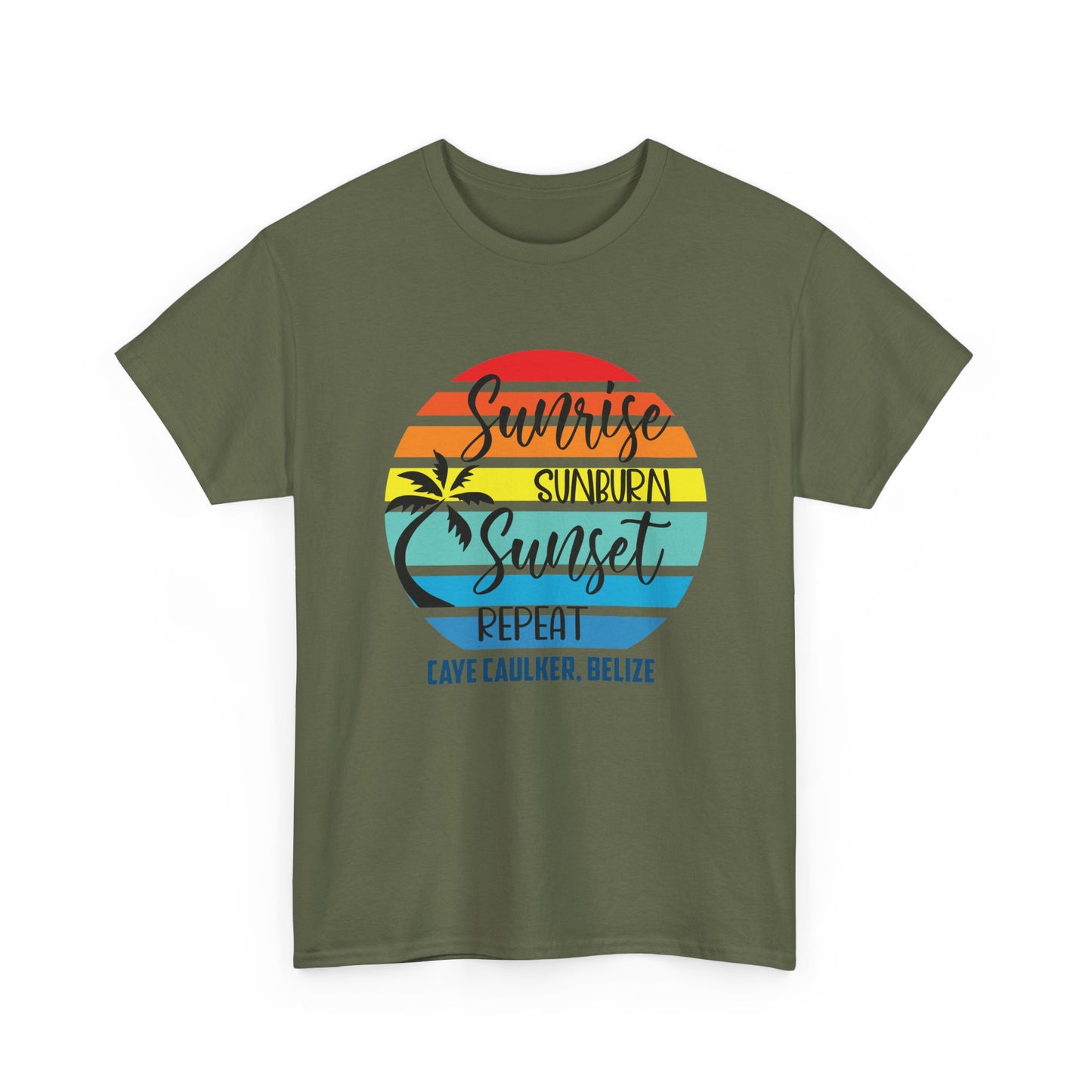Sunrise Sunset Tropical Tee CC Belize