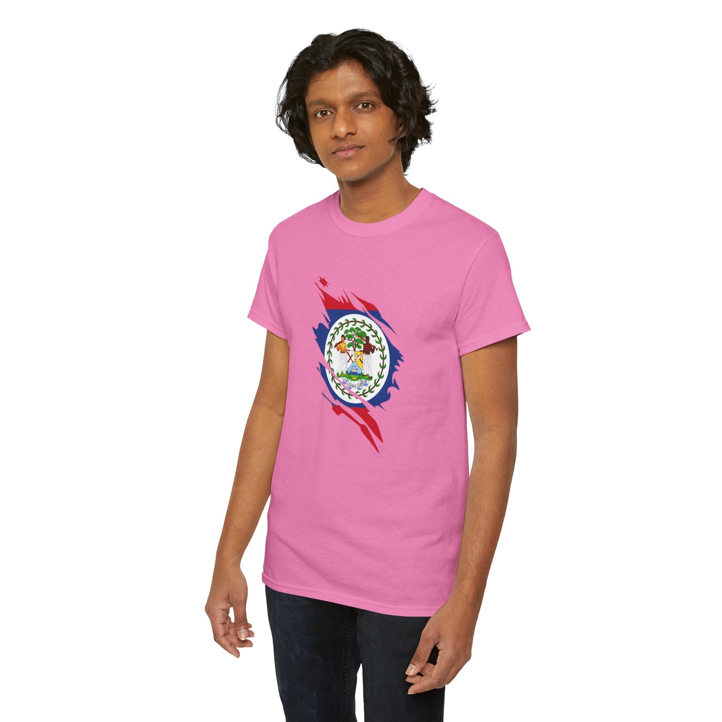 Belize Flag Unisex Heavy Cotton Tee