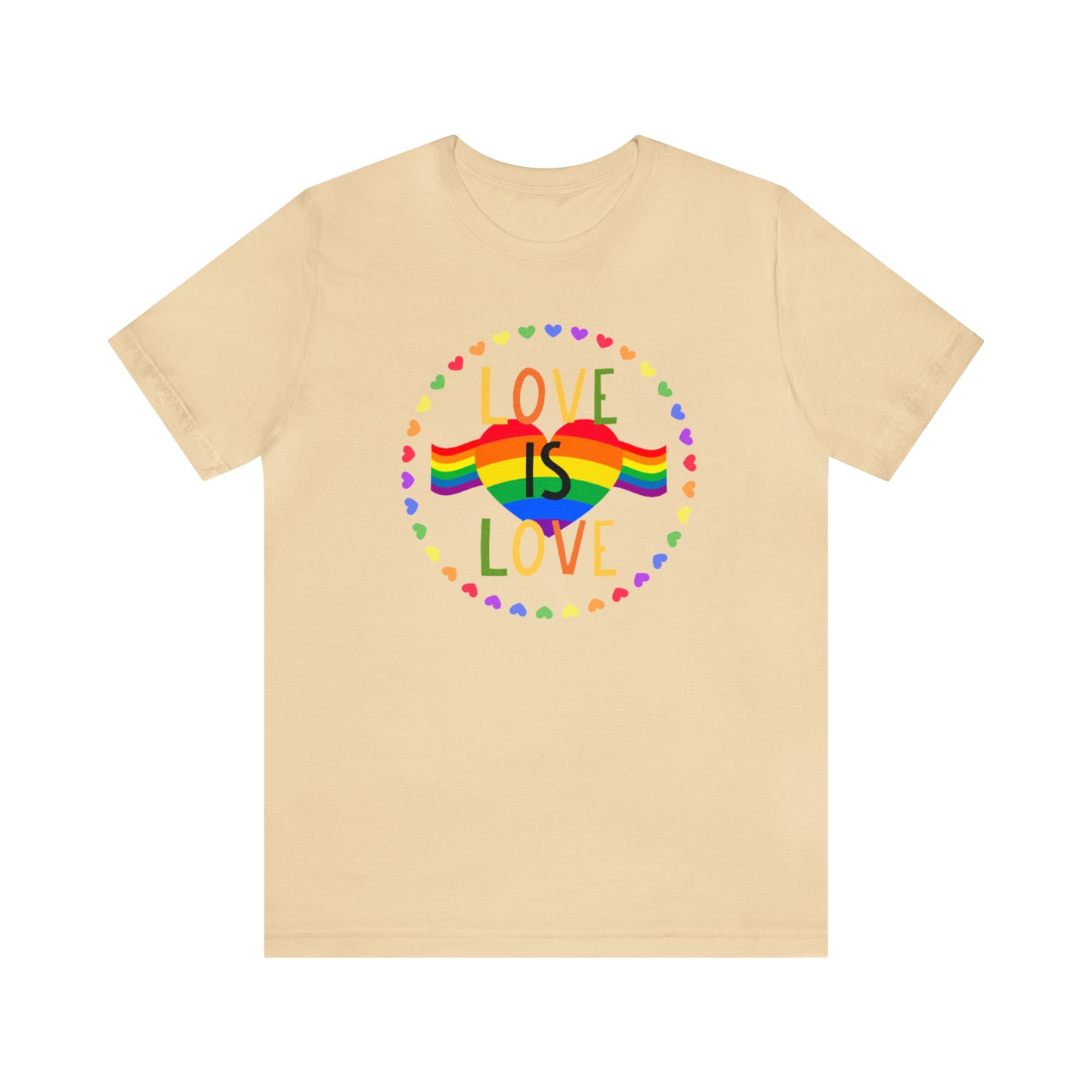 Love is love Jersey Short Sleeve Tee