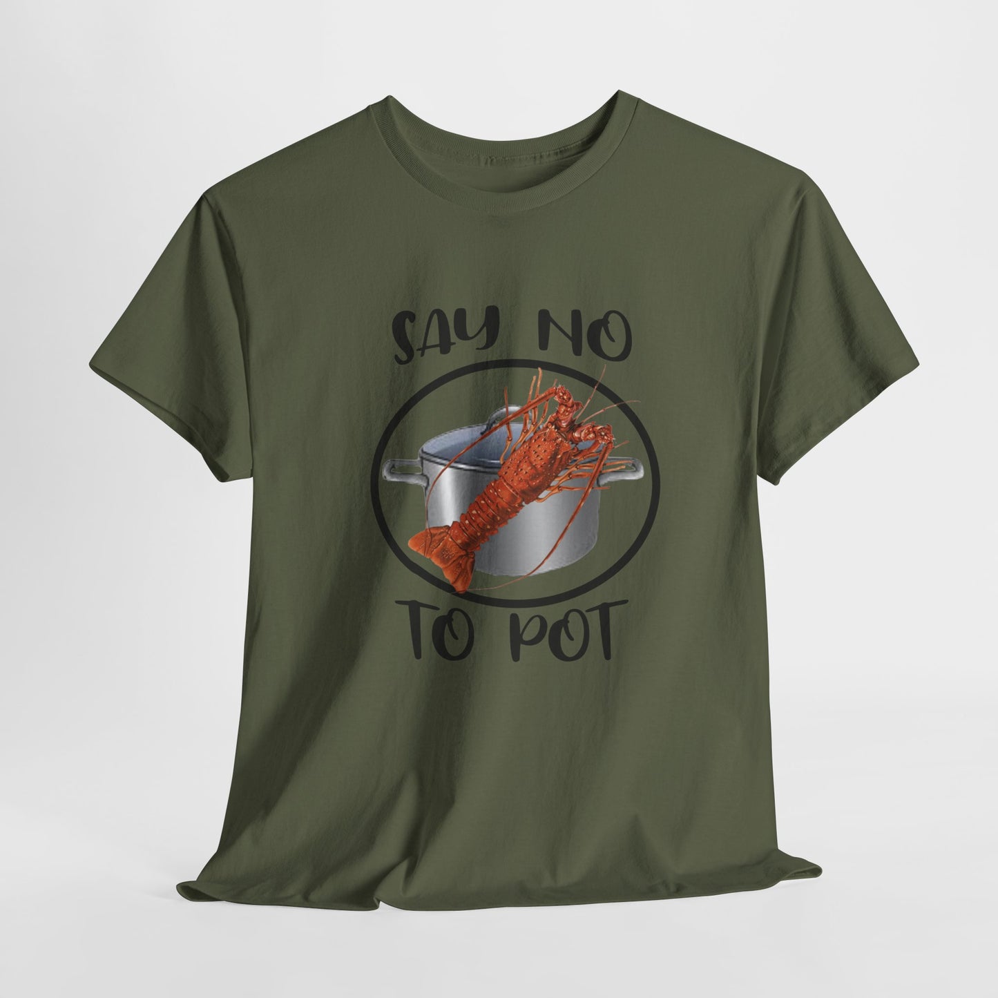 Say No to Pot Unisex Heavy Cotton Tee