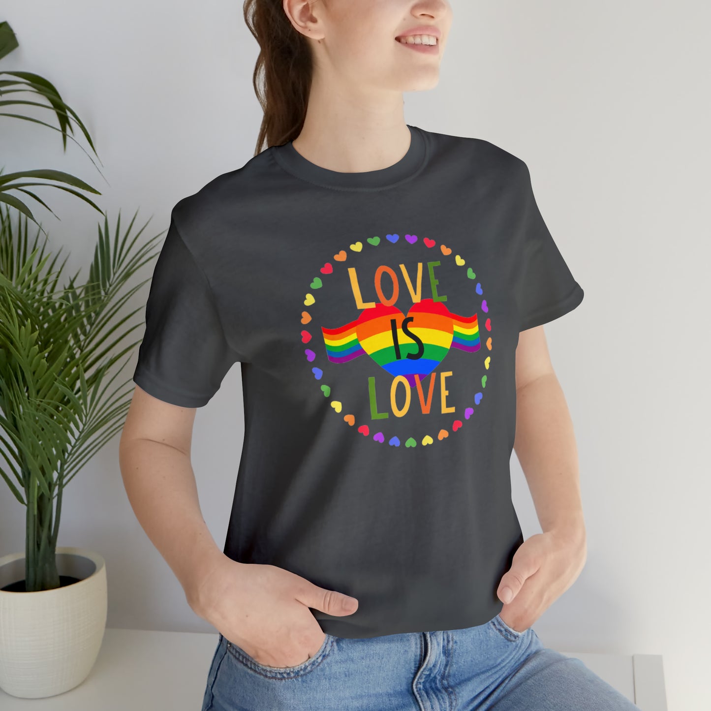 Love Unisex Jersey Short Sleeve Tee