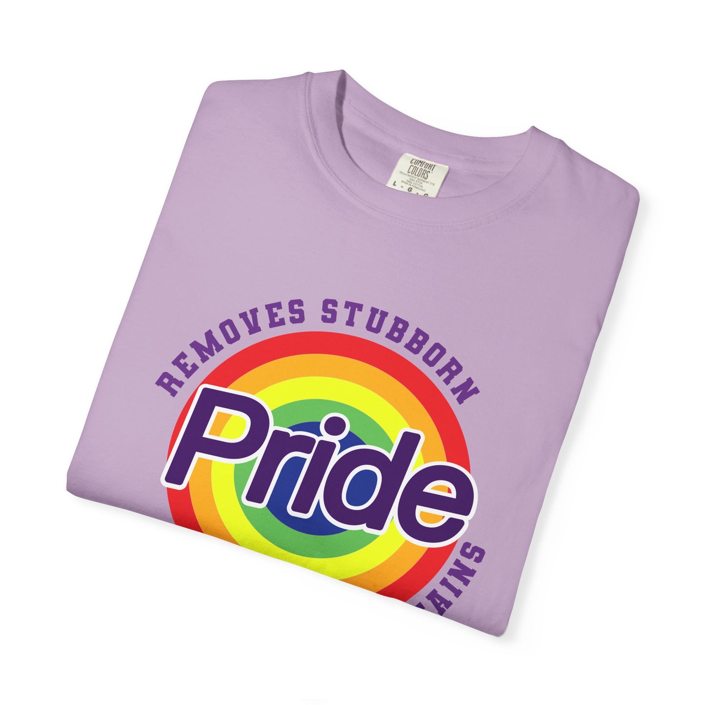 Pride Themed Unisex Garment-Dyed T-Shirt - Removes Stubborn Orange Stains