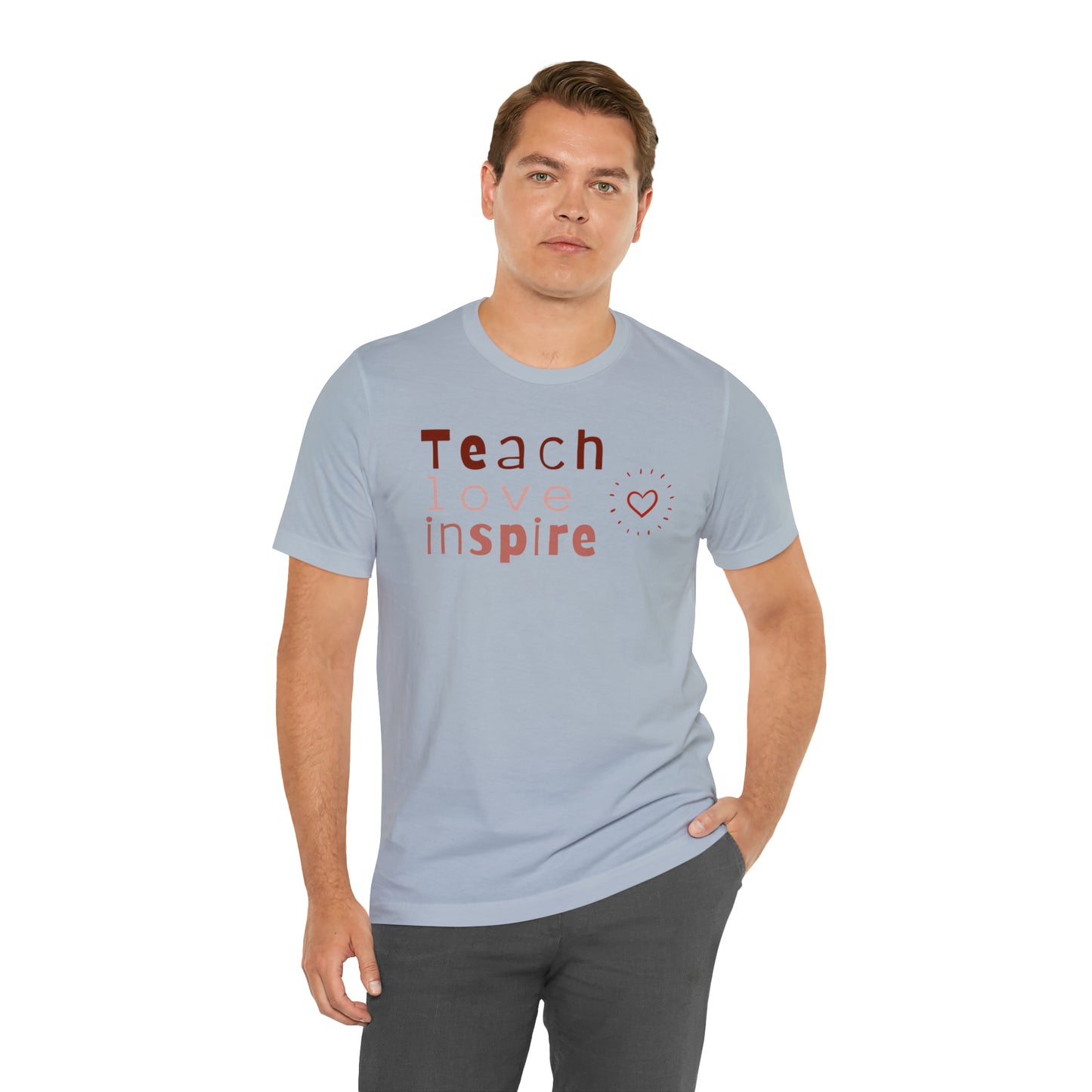 Teach Love Jersey Short Sleeve Tee