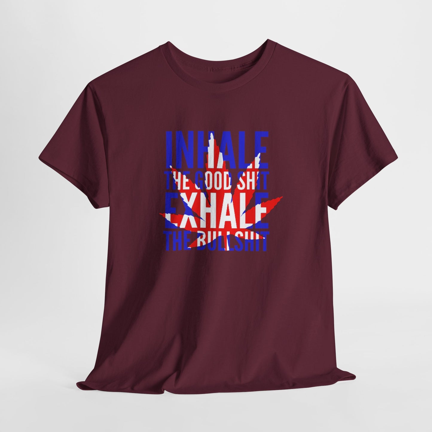 Inhale/ exhale Unisex Heavy Cotton Tee
