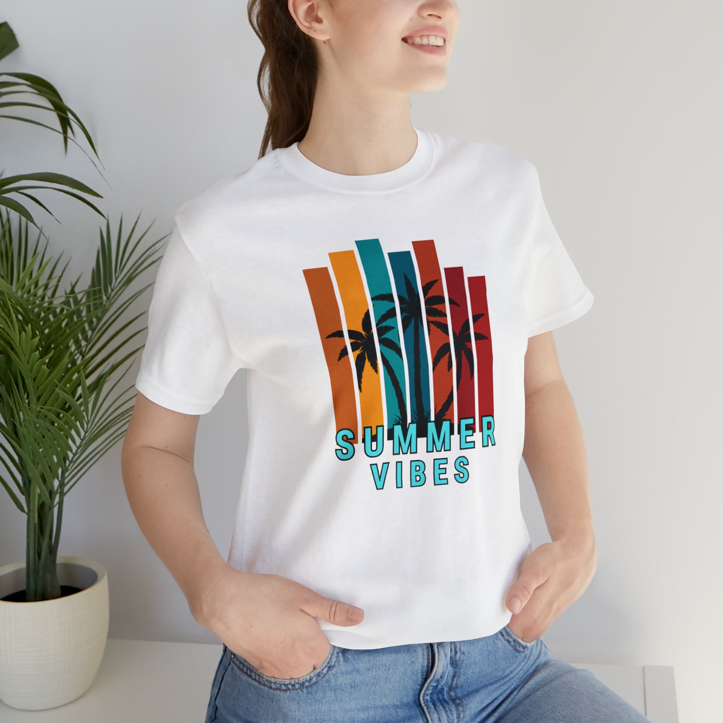 Summer time Jersey Short Sleeve Tee