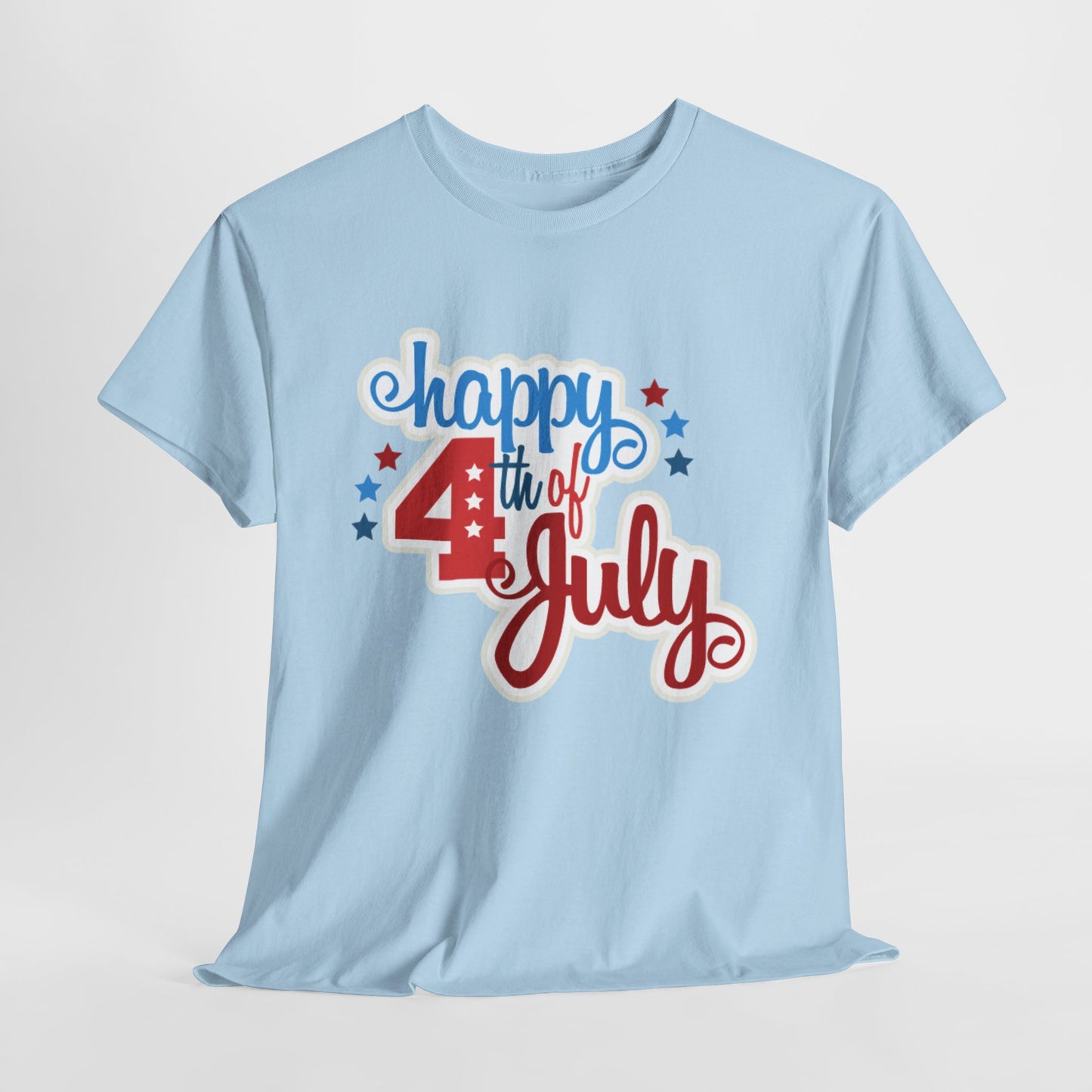 Happy 4th Unisex Heavy Cotton Tee