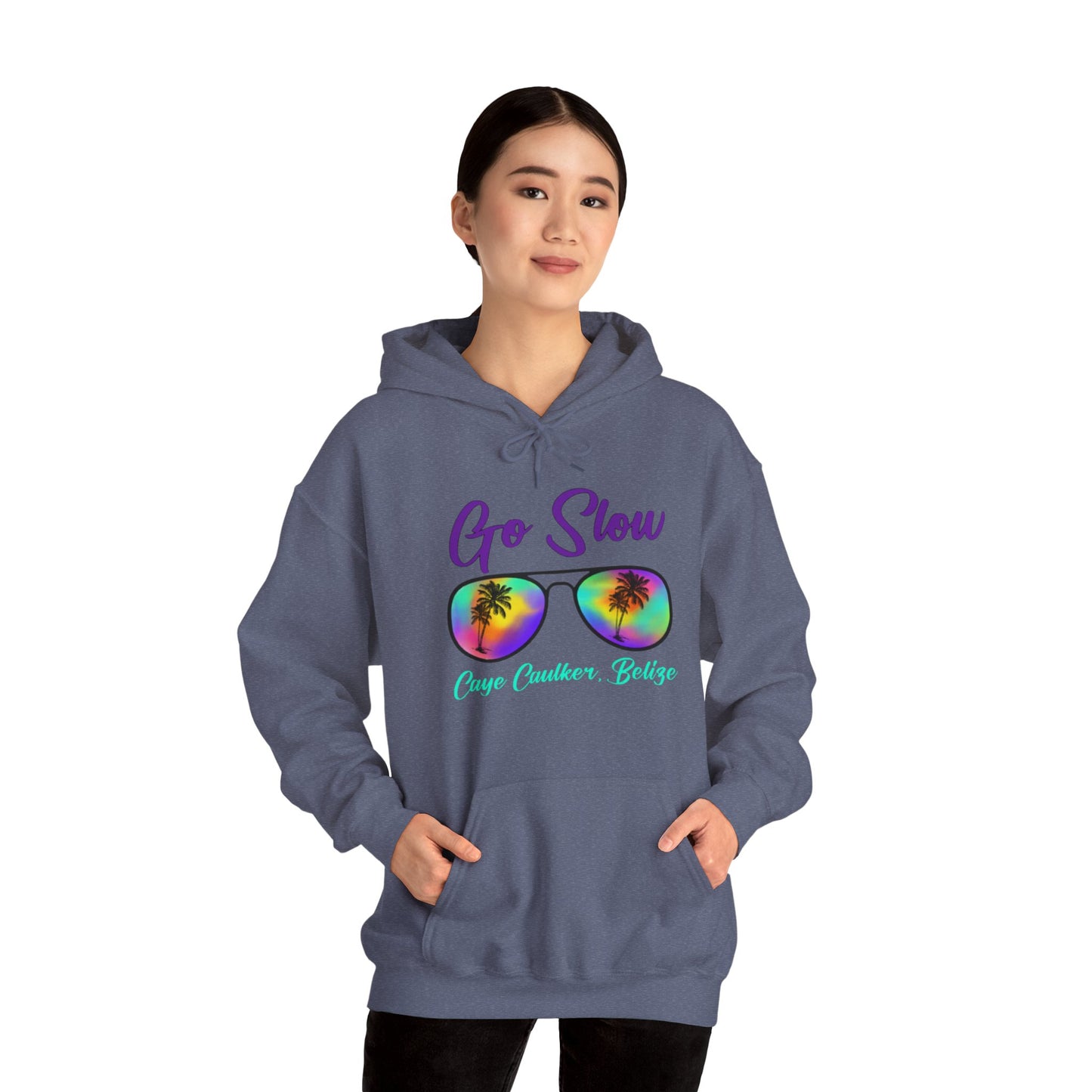 Go Slow Glasses Unisex Heavy Blend™ Hooded Sweatshirt