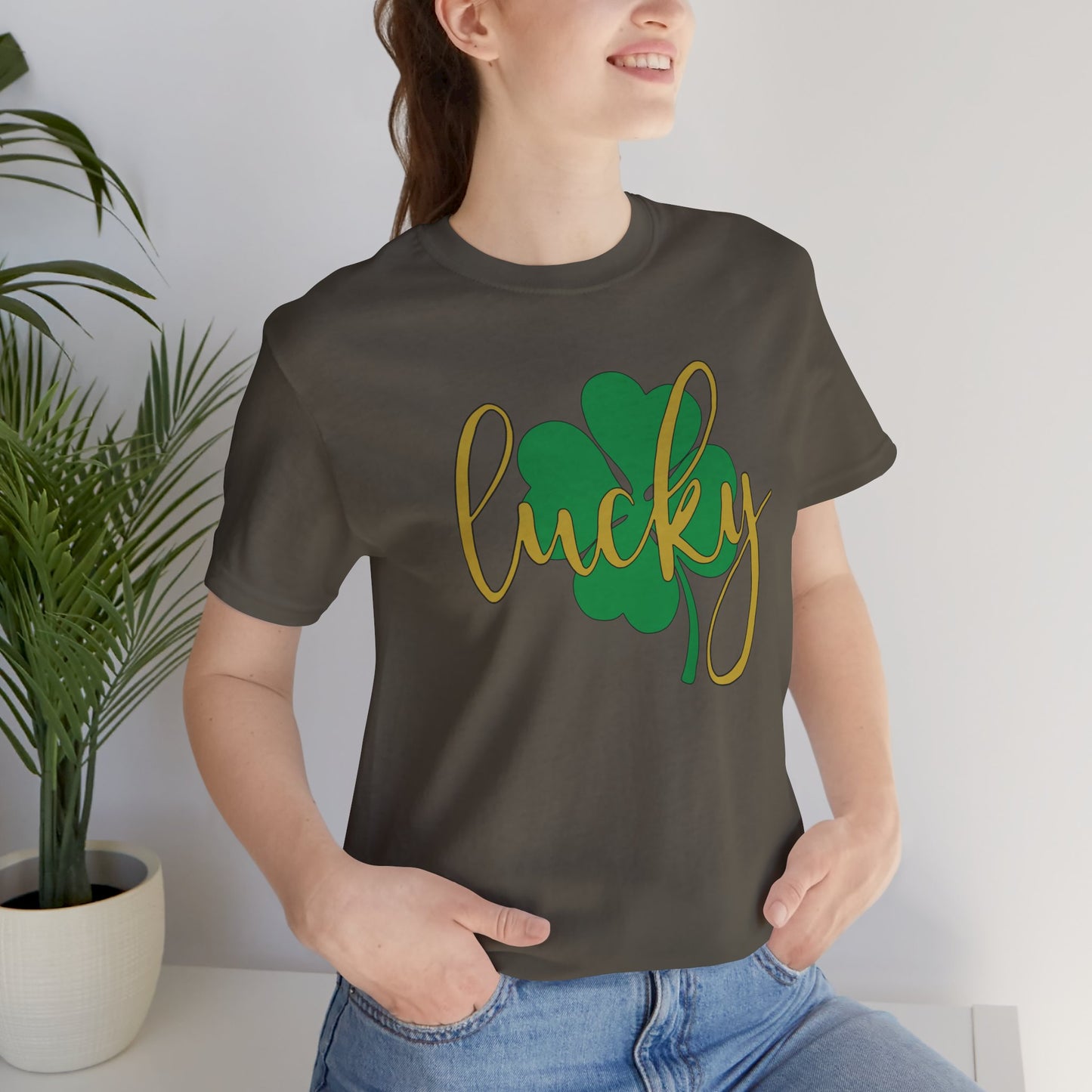 lucky gold Short Sleeve Tee