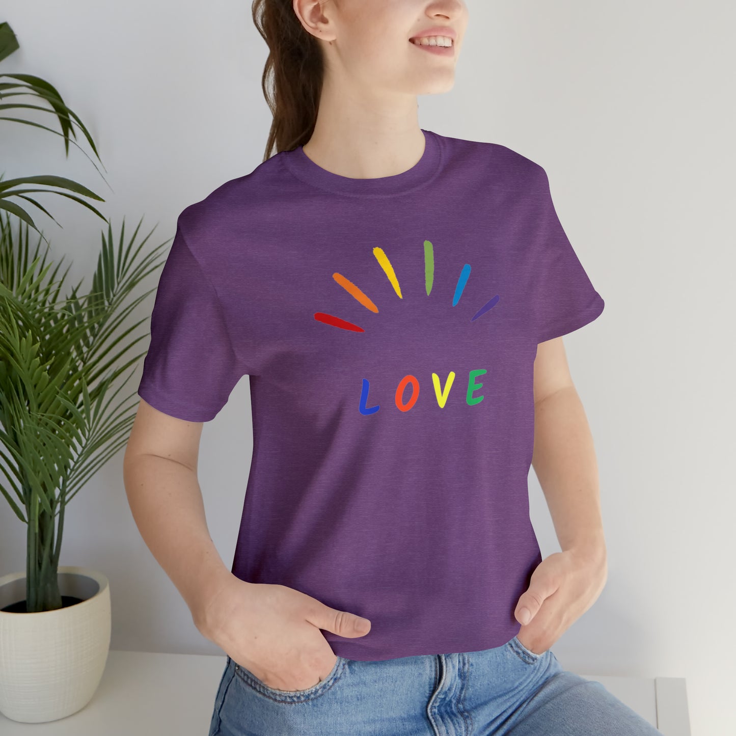 Love Unisex Jersey Short Sleeve Tee