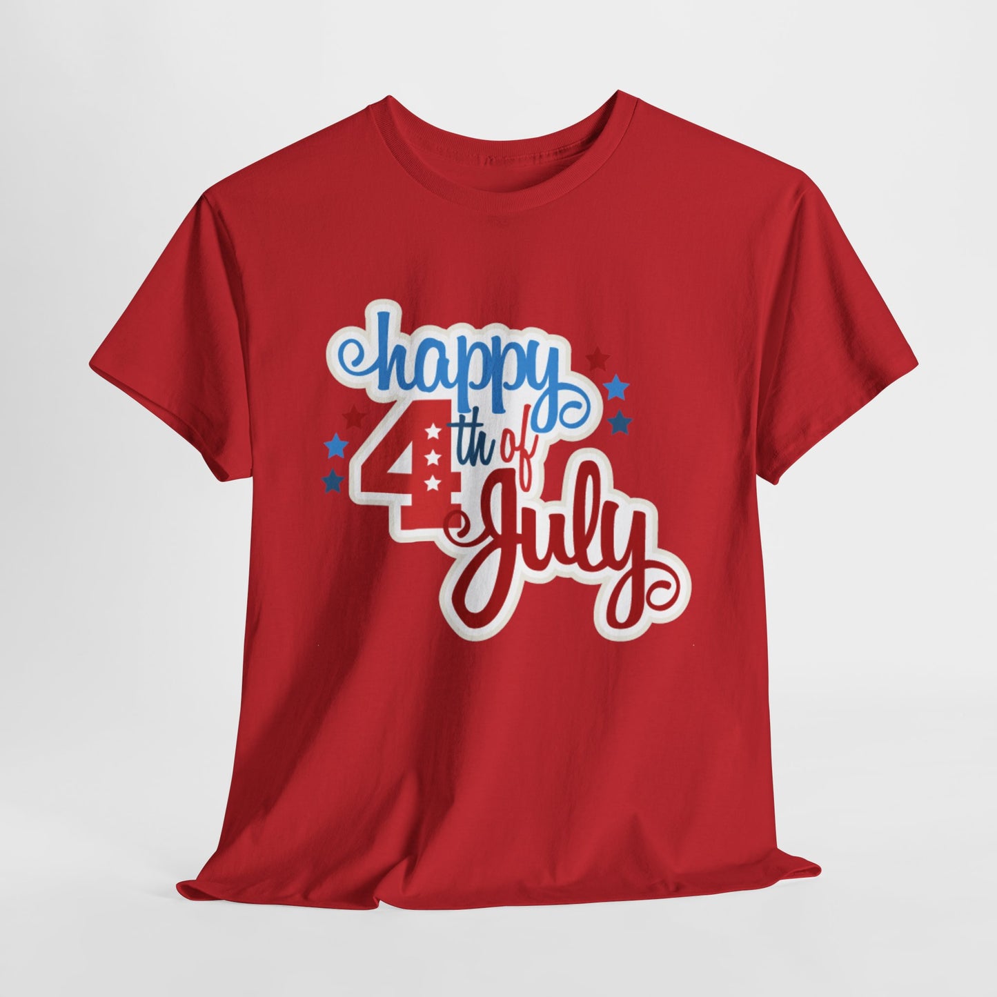 Happy 4th Unisex Heavy Cotton Tee