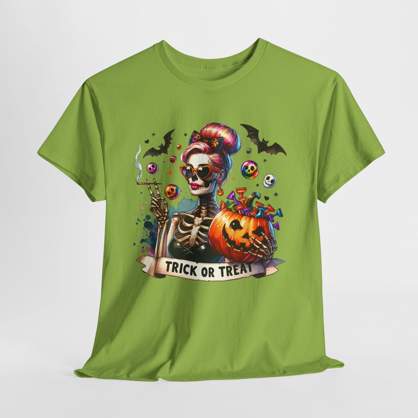 Pumpkin Girl Unisex Heavy Cotton Tee