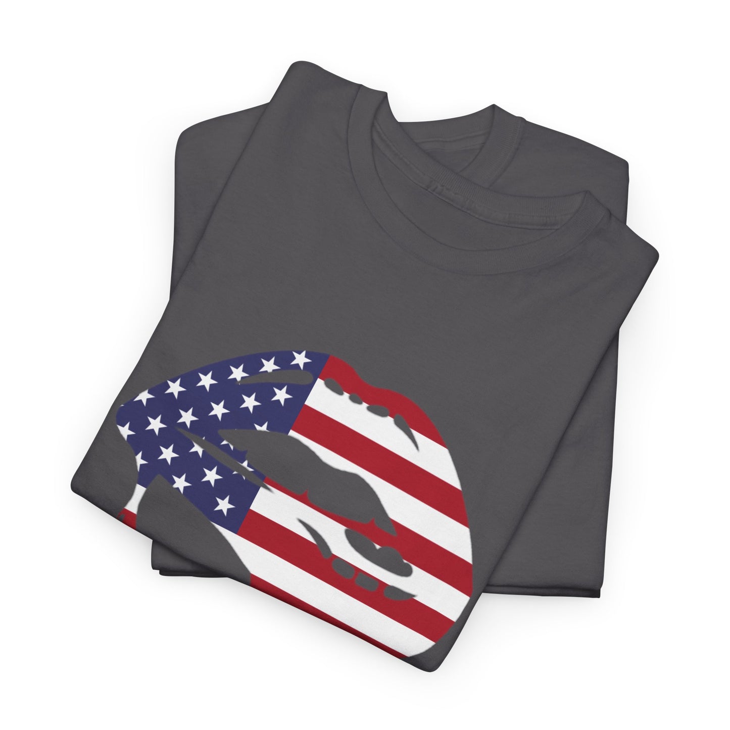 Patriotic Lips Unisex Heavy Cotton Tee