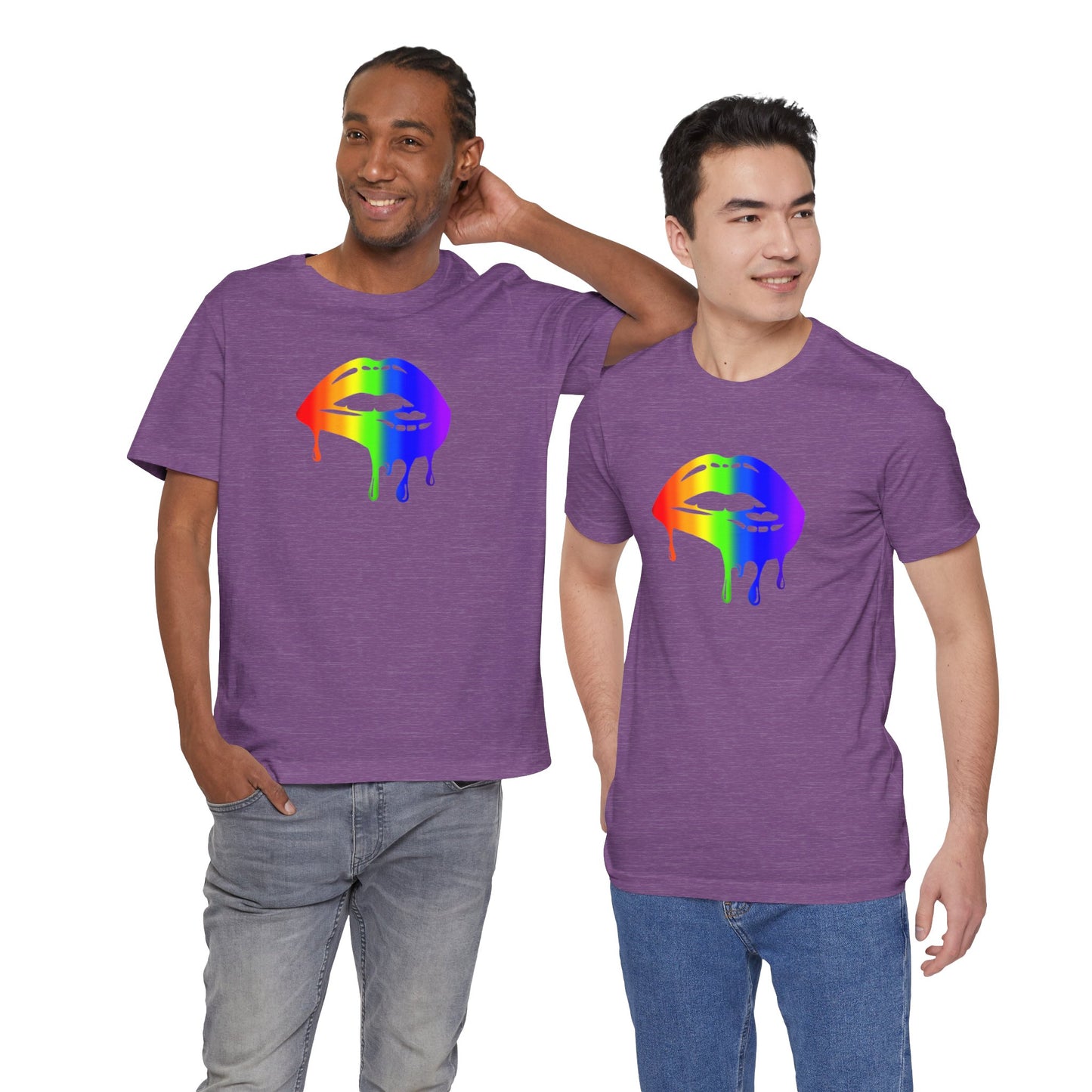 Pride lips Unisex Jersey Short Sleeve Tee