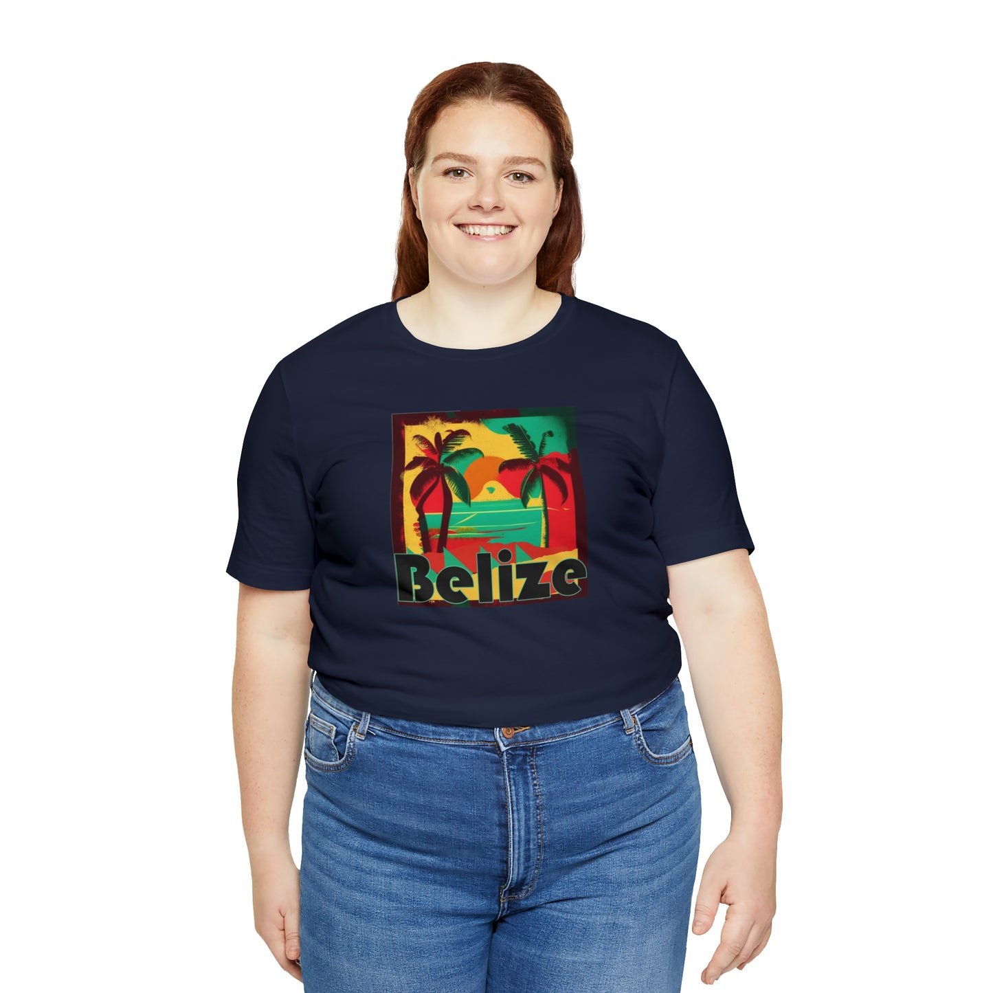 Retro Belize Unisex Jersey Short Sleeve Tee