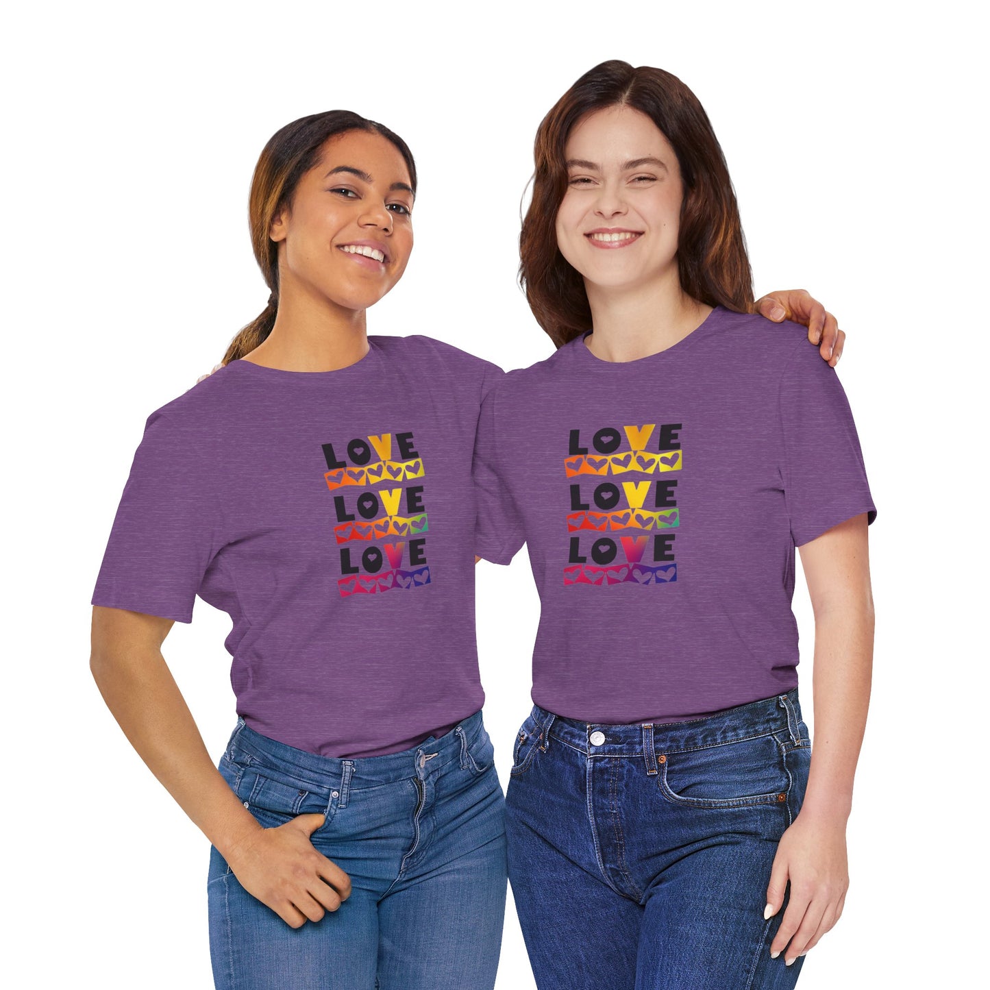 Love love love Unisex Jersey Short Sleeve Tee