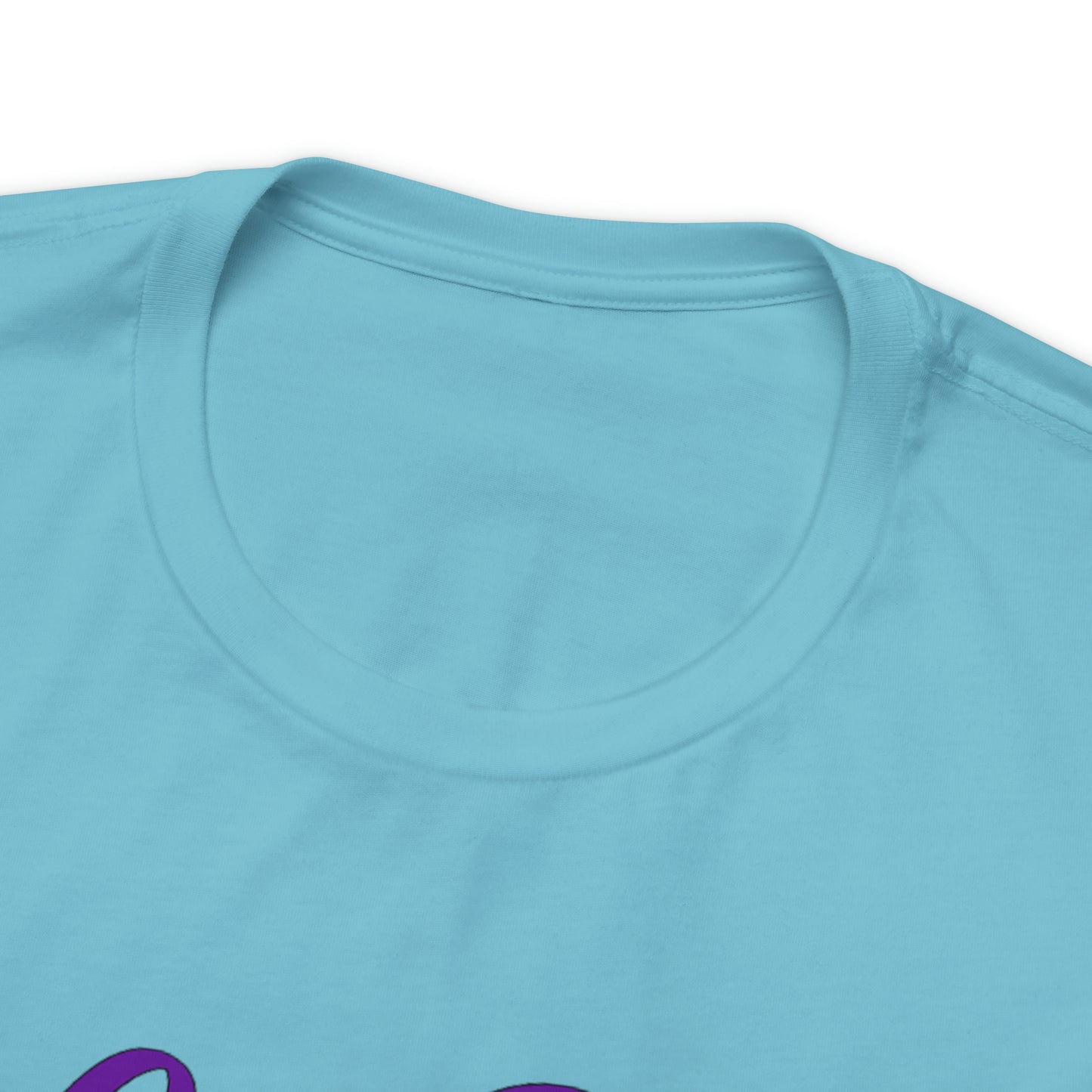 Unisex  Go Slow Purple Short Sleeve Tee