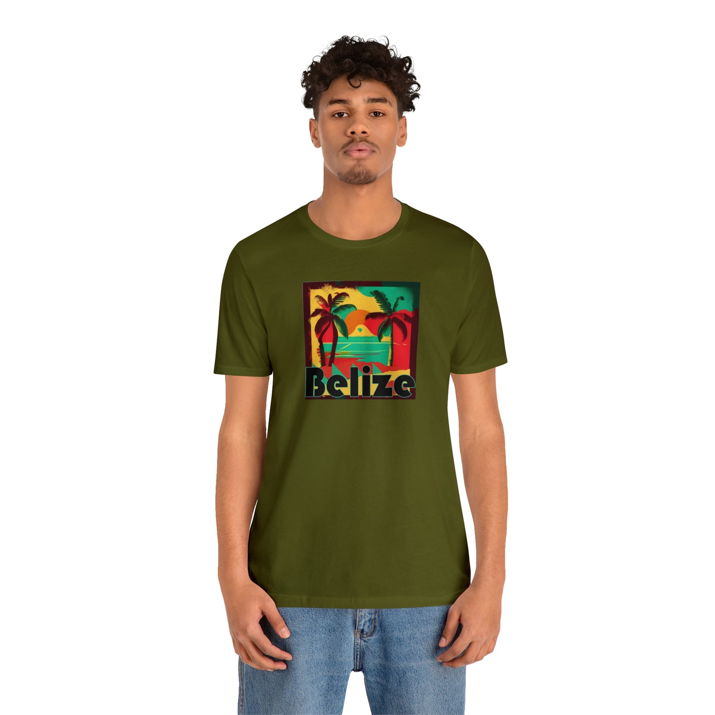 Retro Belize Unisex Jersey Short Sleeve Tee