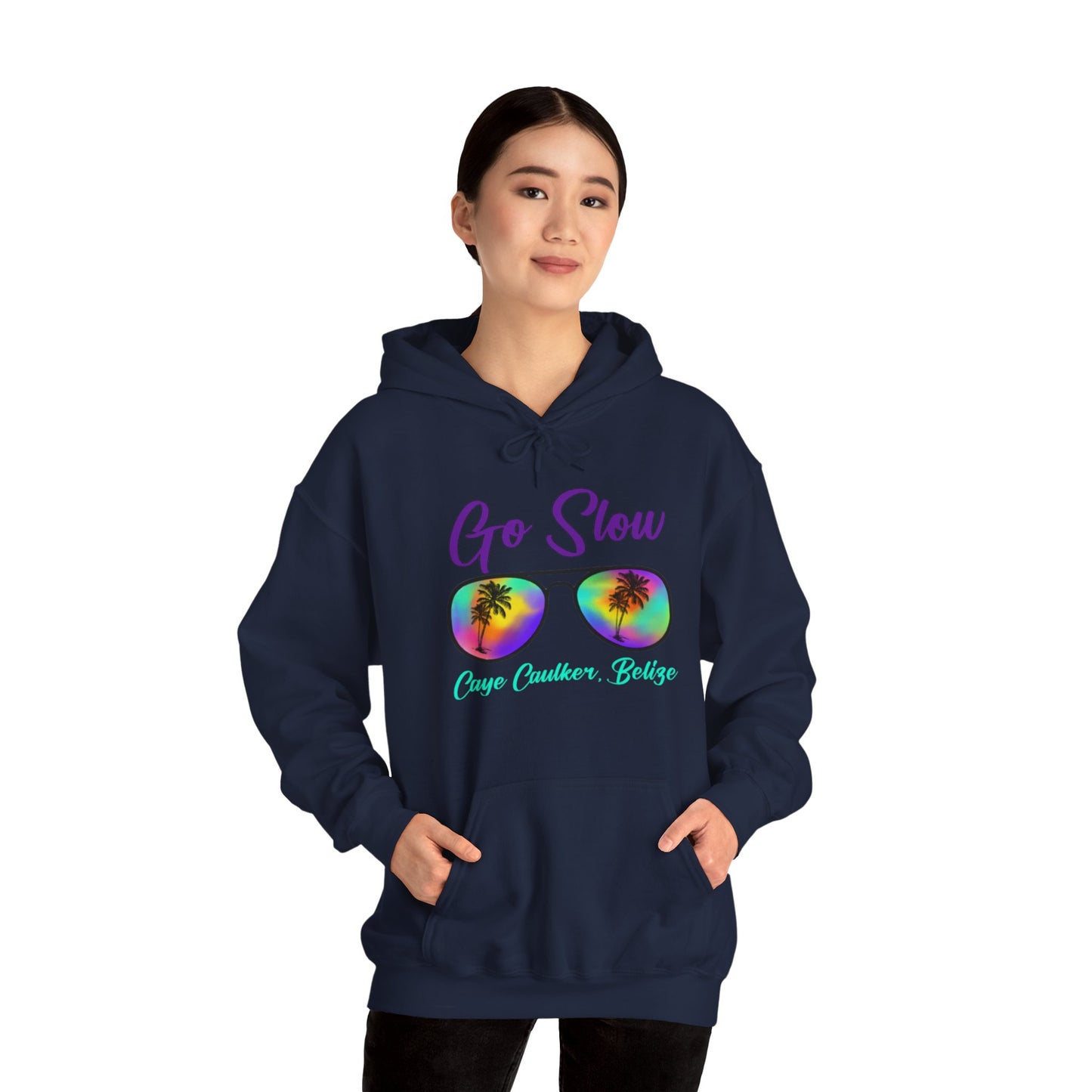 Go Slow Glasses Unisex Heavy Blend™ Hooded Sweatshirt