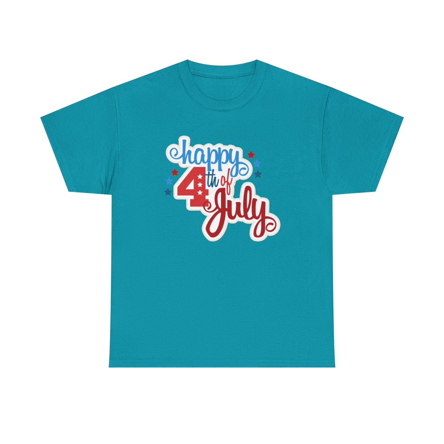Happy 4th Unisex Heavy Cotton Tee