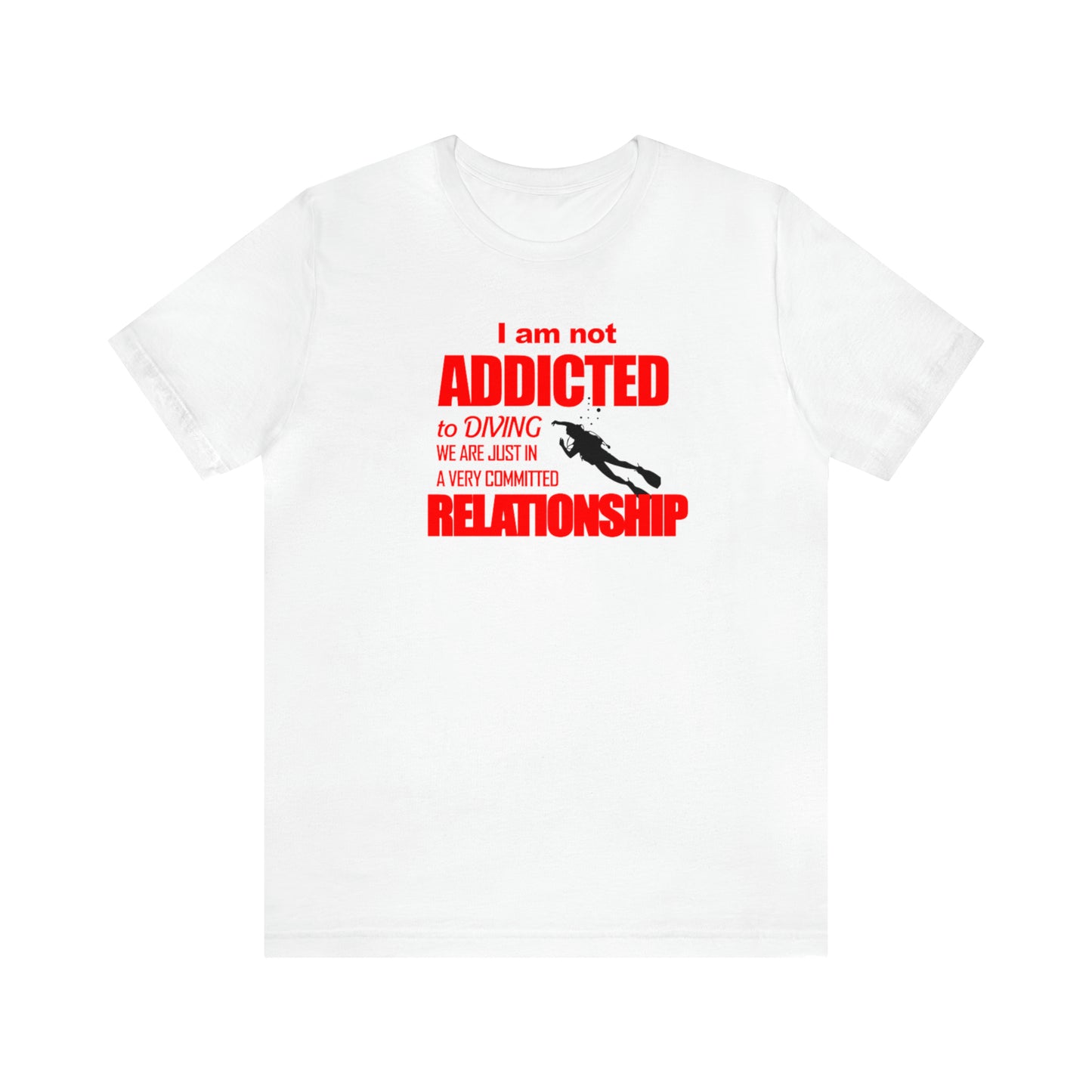 Addicted to diving Jersey Short Sleeve Tee