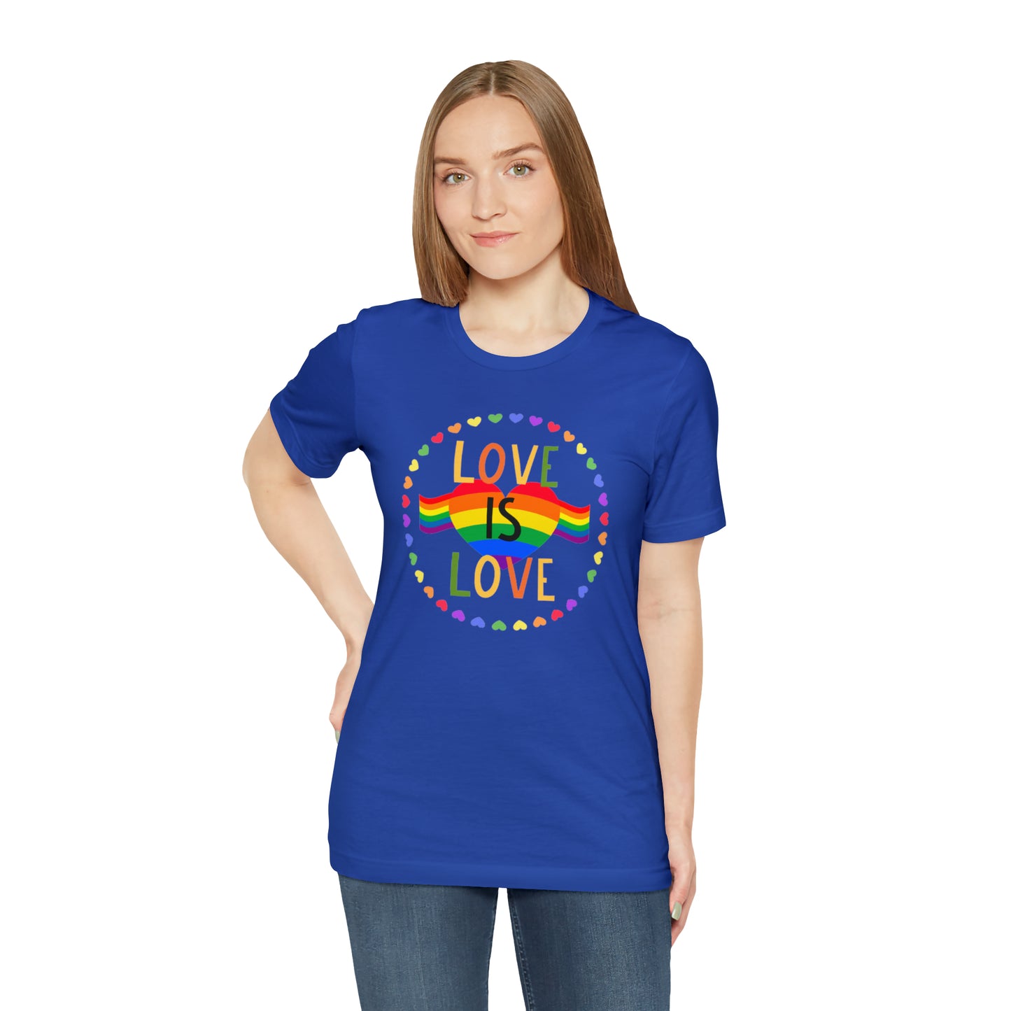 Love is love Jersey Short Sleeve Tee