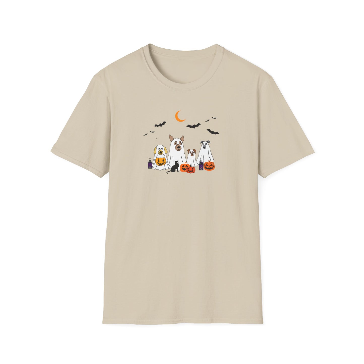 Ghost Pups Unisex Softstyle T-Shirt