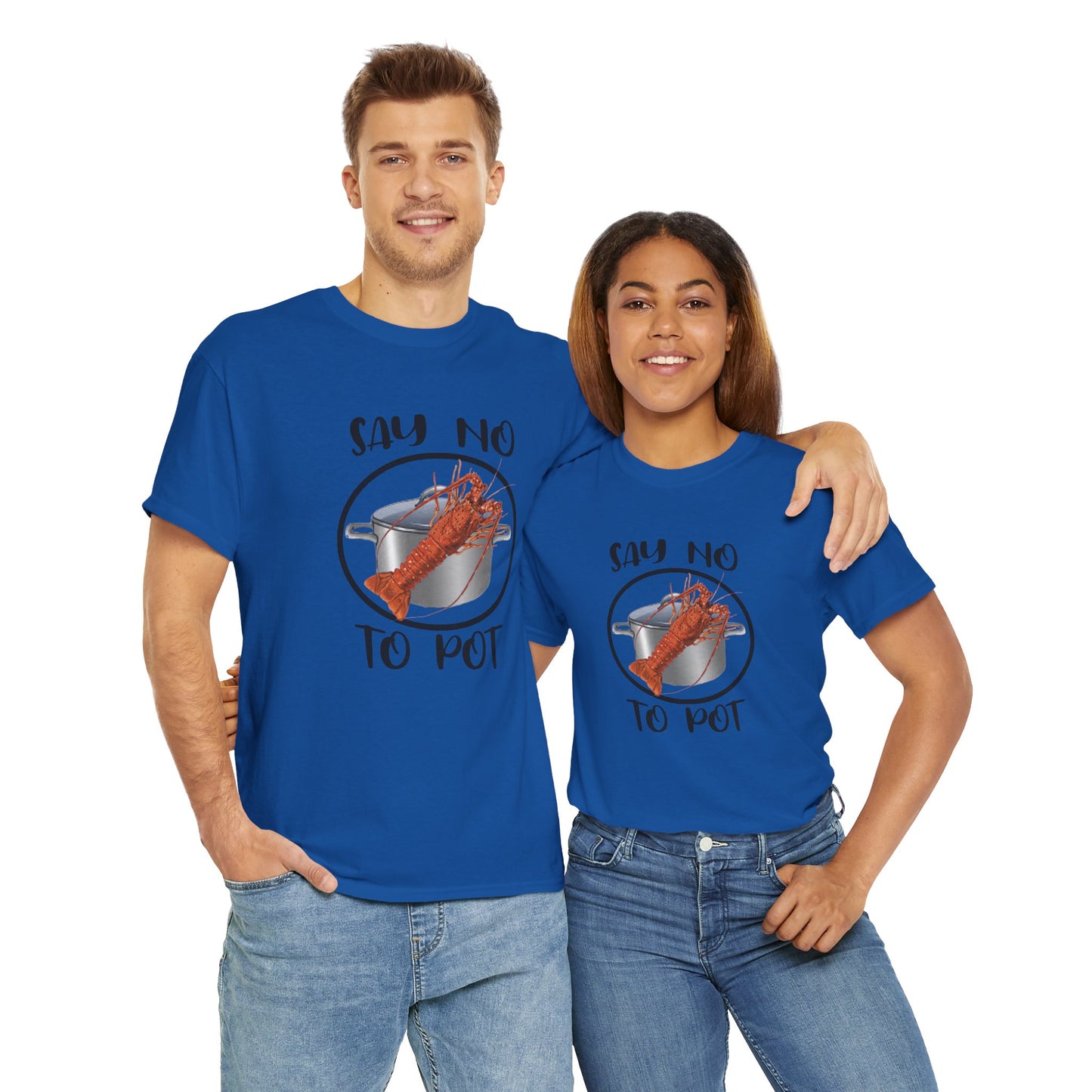 Say No to Pot Unisex Heavy Cotton Tee