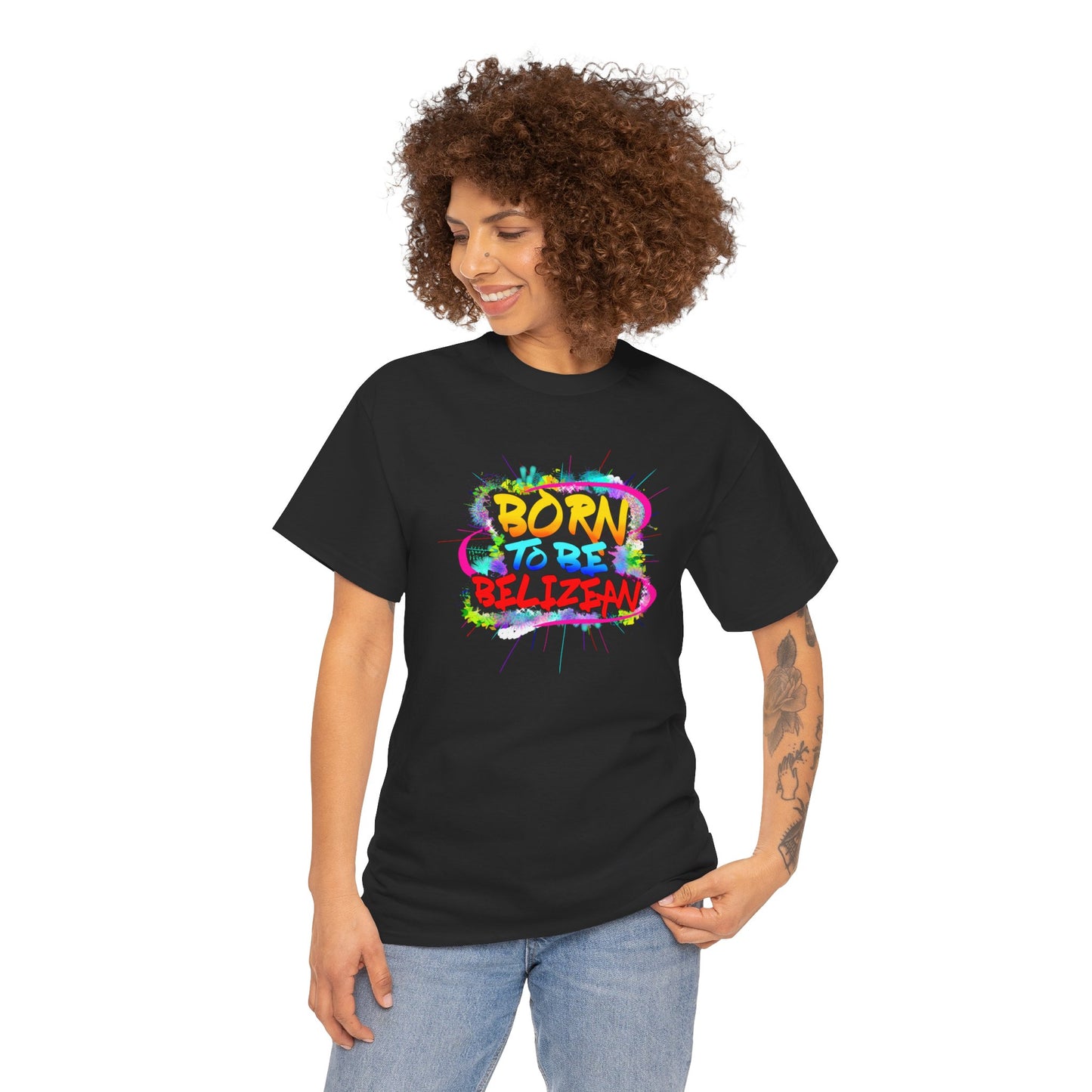 Born to be BELIZEAN Unisex  Cotton Tee