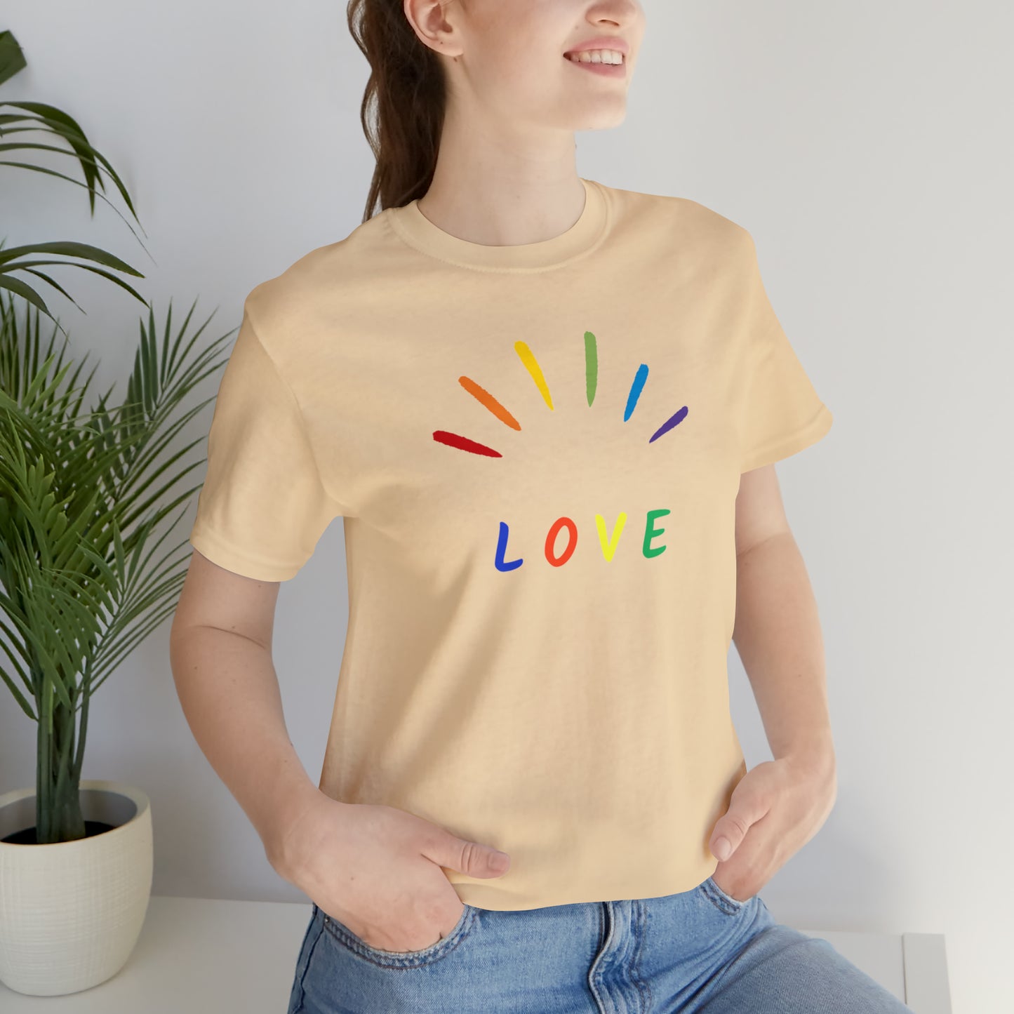 Love Unisex Jersey Short Sleeve Tee