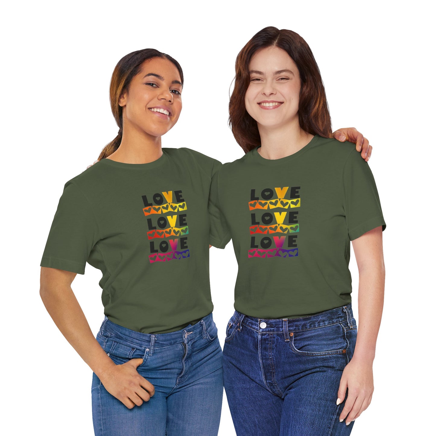 Love love love Unisex Jersey Short Sleeve Tee