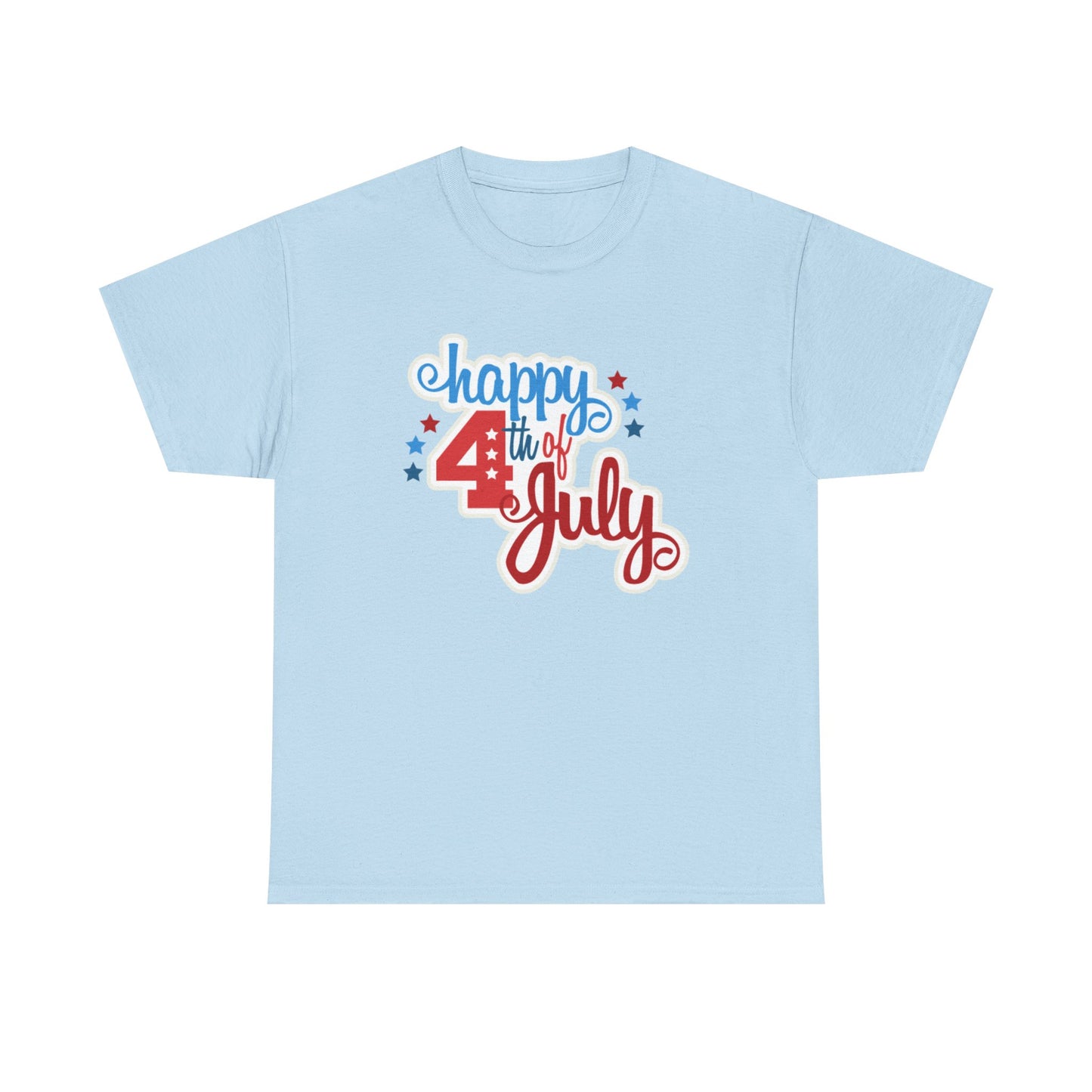 Happy 4th Unisex Heavy Cotton Tee