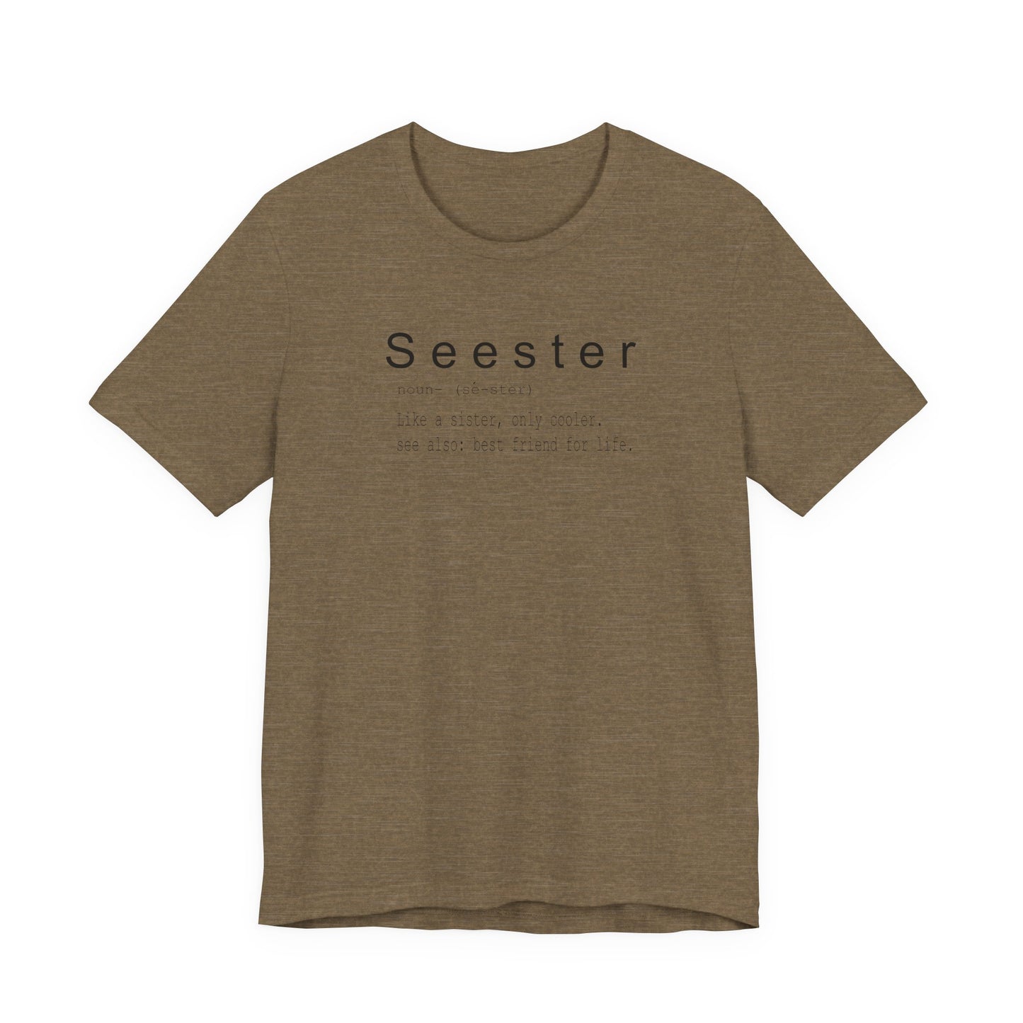 Seester Unisex Jersey Short Sleeve Tee