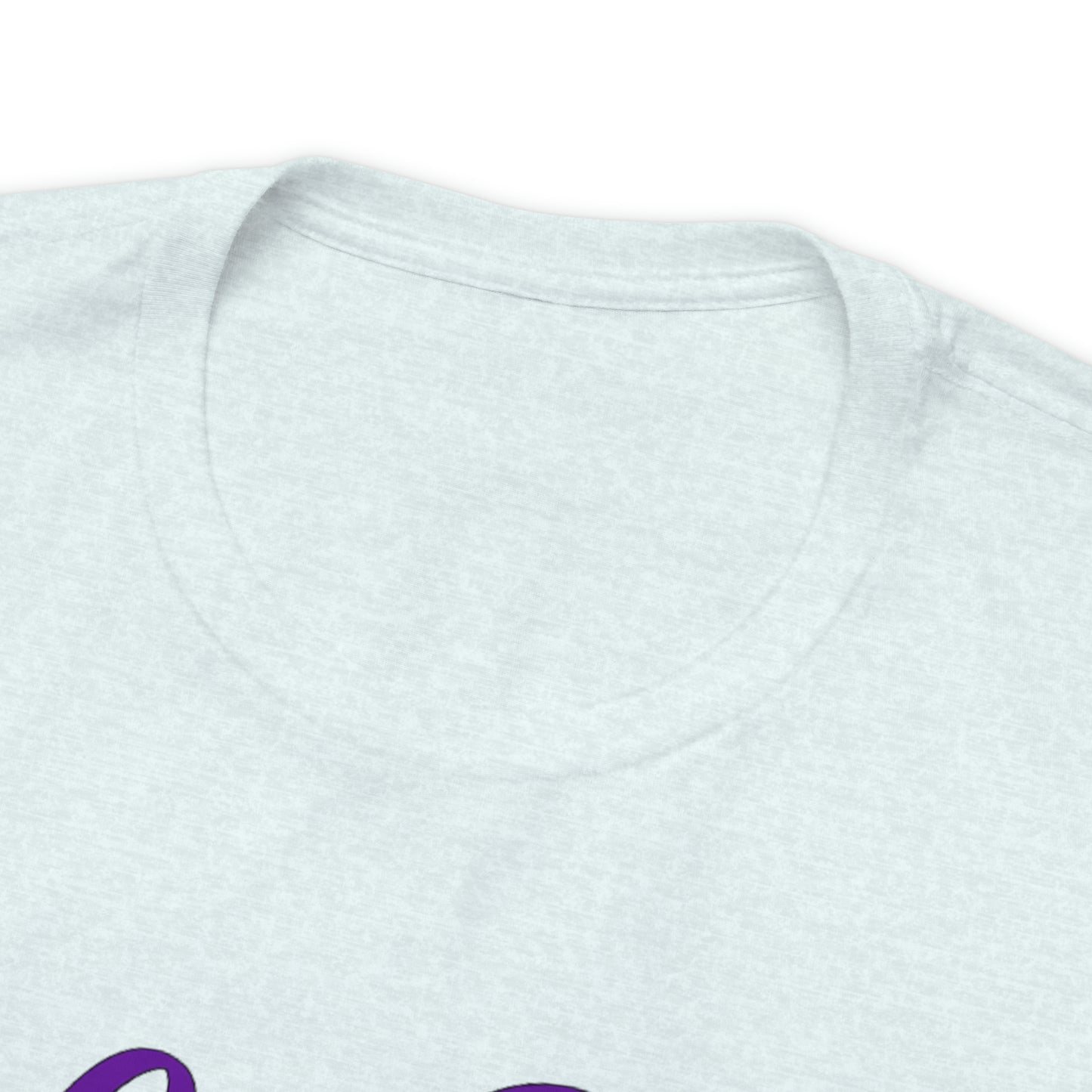 Unisex  Go Slow Purple Short Sleeve Tee