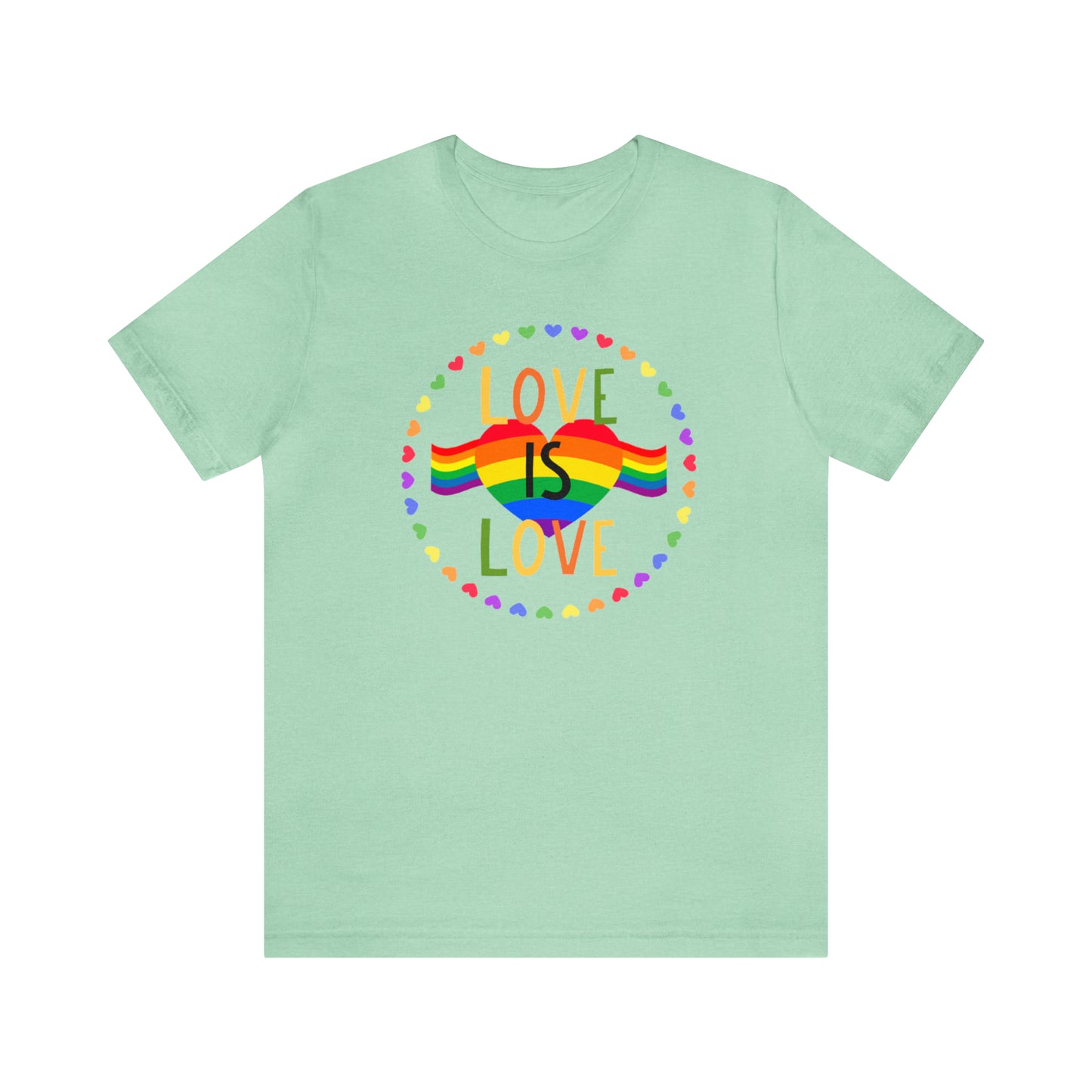 Love is love Jersey Short Sleeve Tee