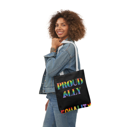 Proud Ally Canvas Tote Bag, 5-Color Straps
