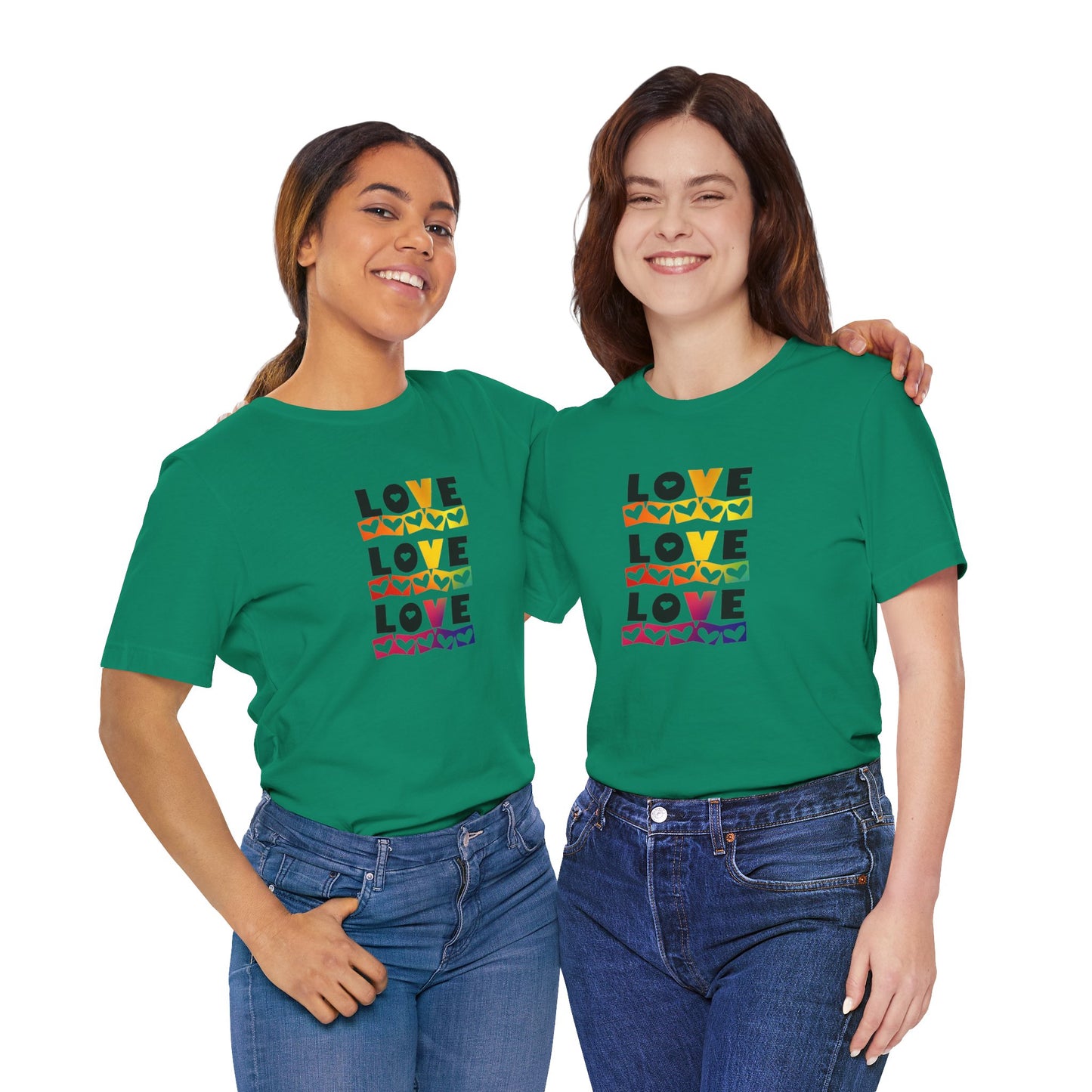 Love love love Unisex Jersey Short Sleeve Tee