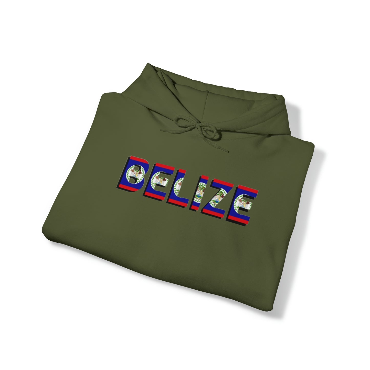 Belize flag Unisex Heavy Blend™ Hooded Sweatshirt