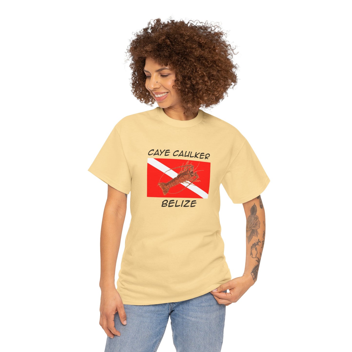 Lobster Dive Unisex Heavy Cotton Tee