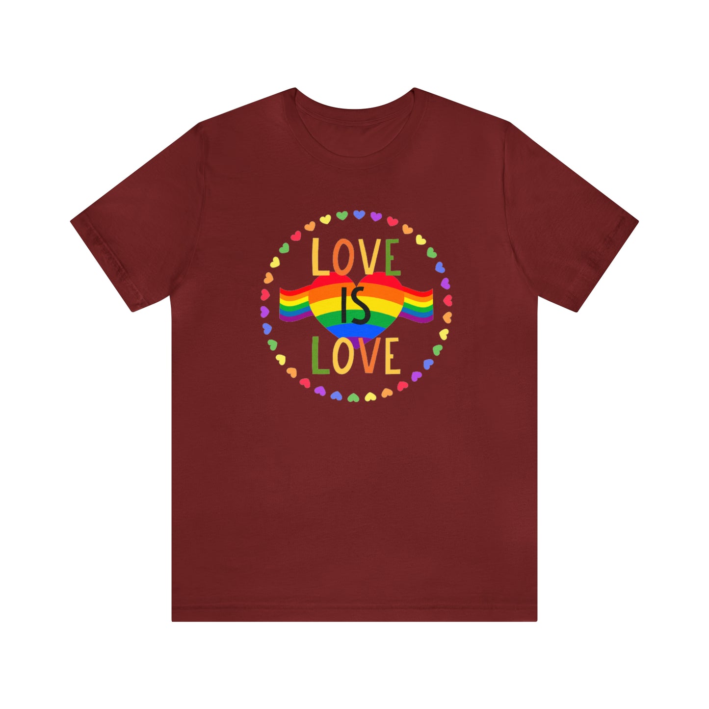 Love is love Jersey Short Sleeve Tee