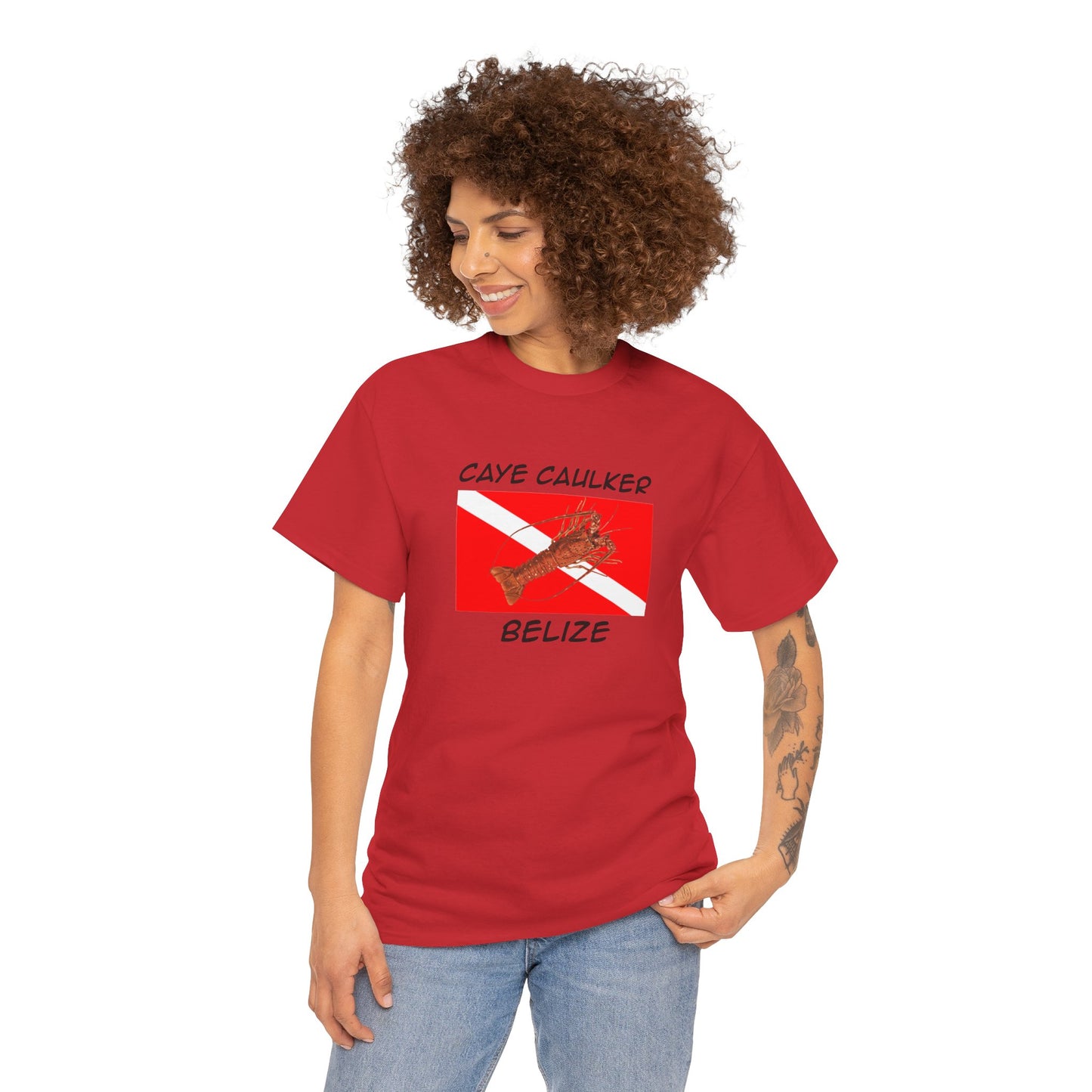 Lobster Dive Unisex Heavy Cotton Tee