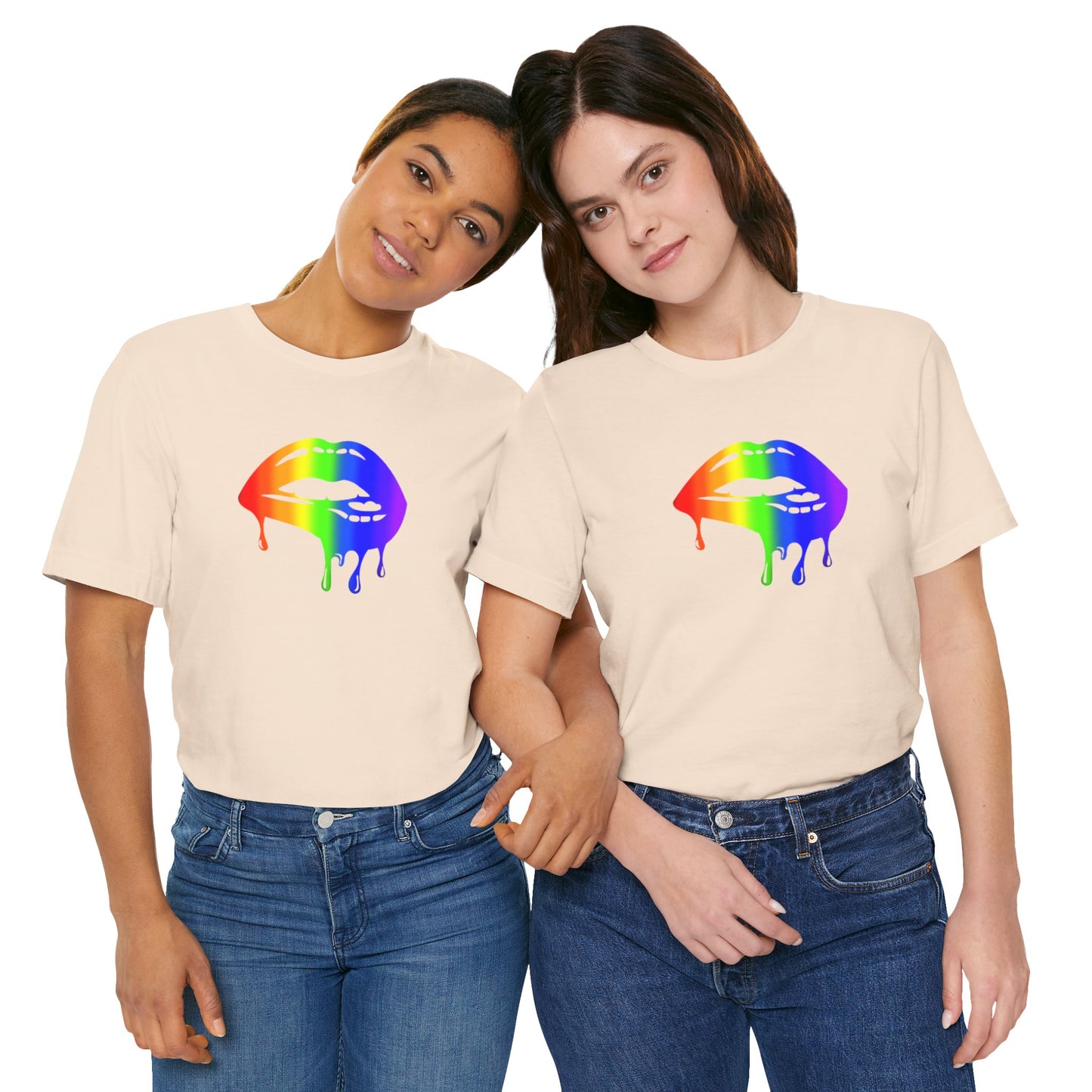 Pride lips Unisex Jersey Short Sleeve Tee