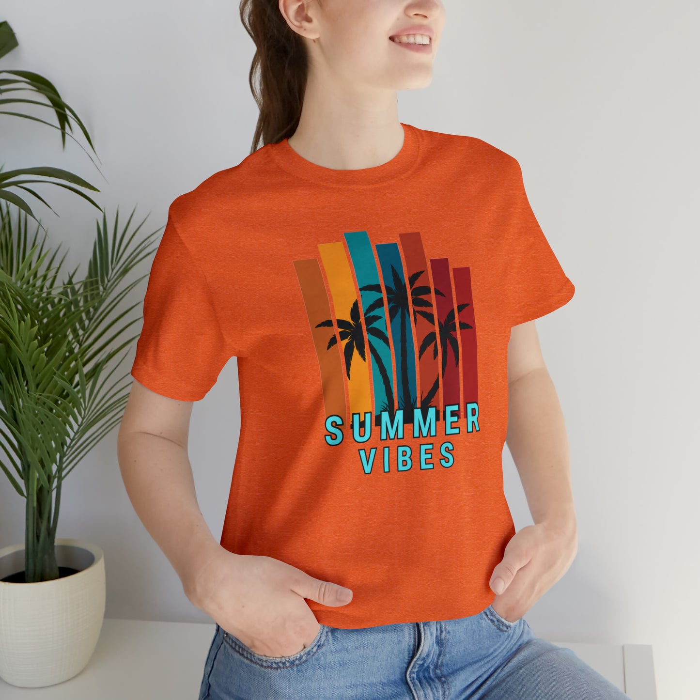 Summer time Jersey Short Sleeve Tee